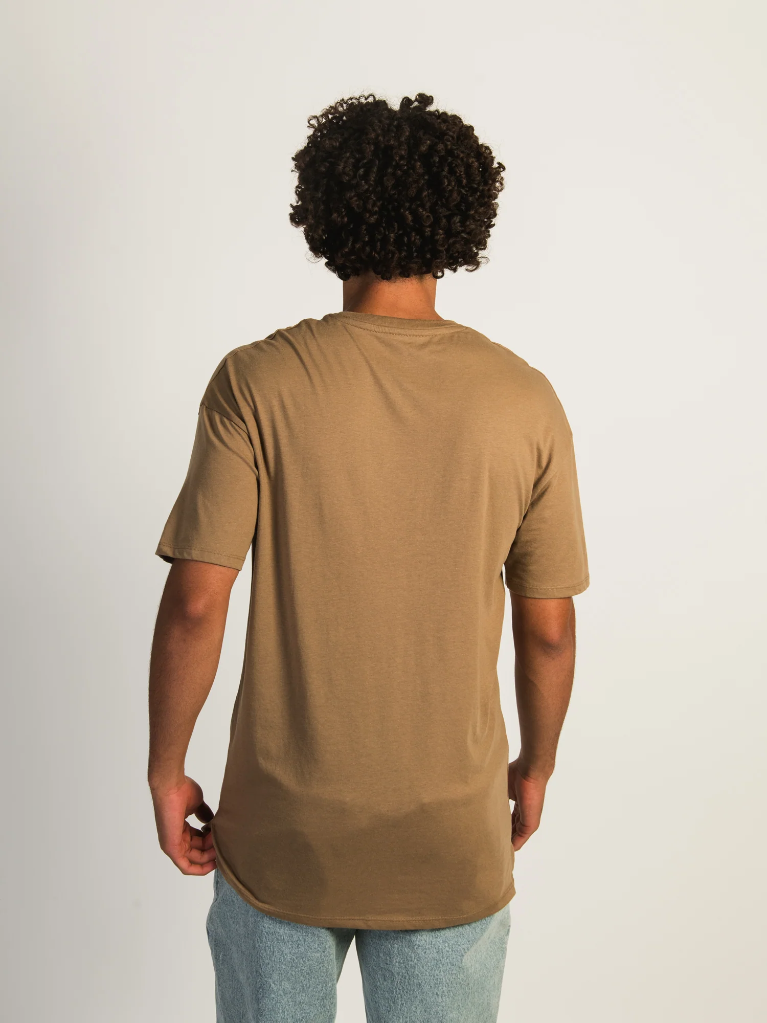 LONG FIT TEE - BEIGE - Image 2