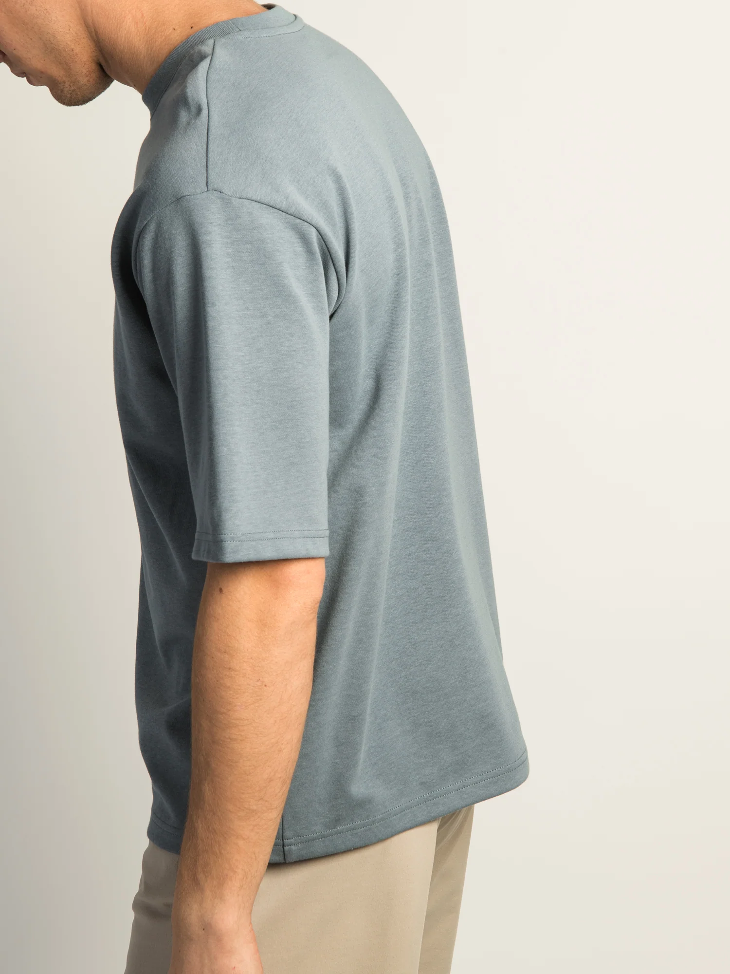 KOLBY KEEP COOL BOXY FIT T-SHIRT- STEEL - Image 3