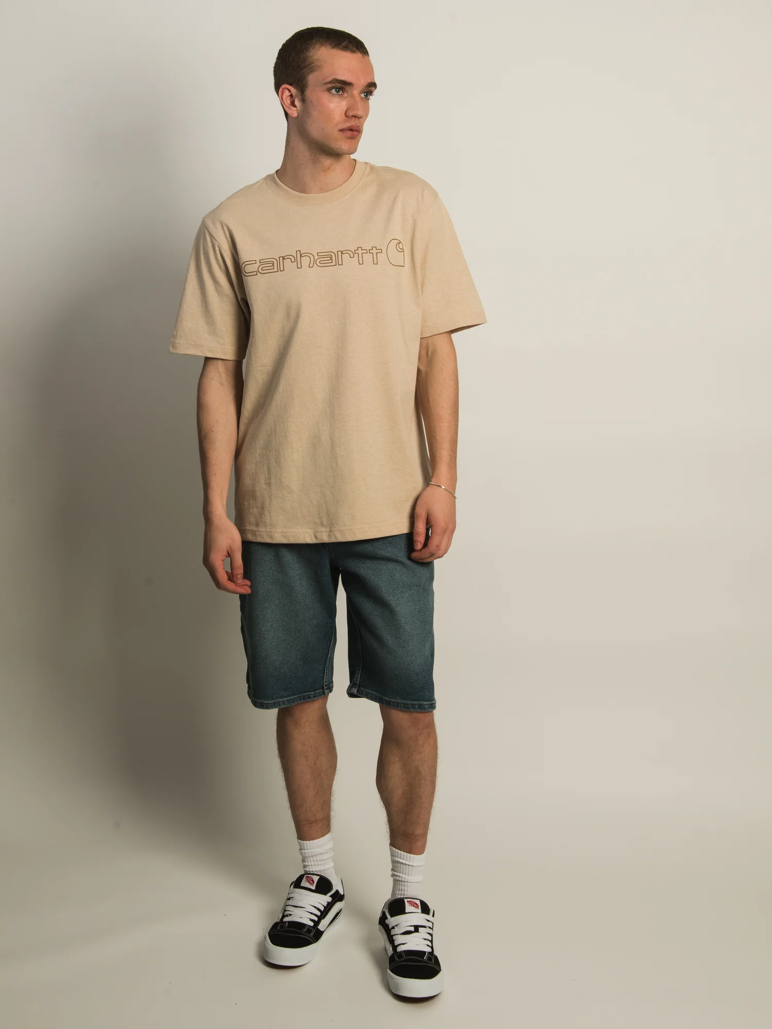 CARHARTT HEAVYWEIGHT SHORT SLEEVE LOGO GRAPHIC TEE - Image 2