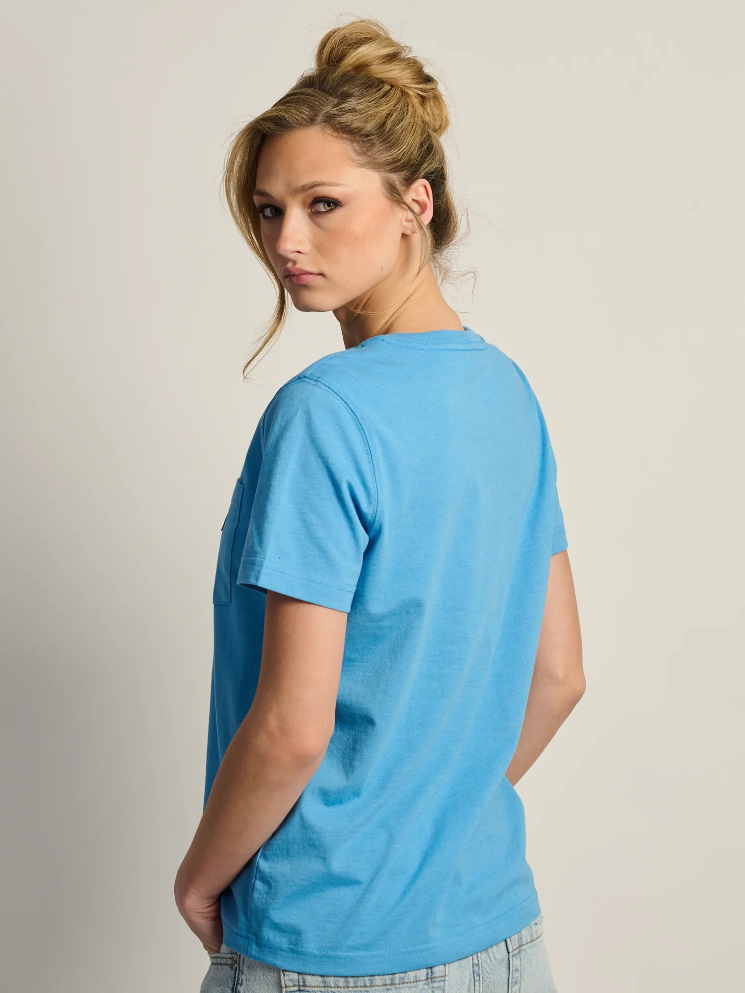 CARHARTT IRVINE RELAXED TEE- BLUE - Image 6