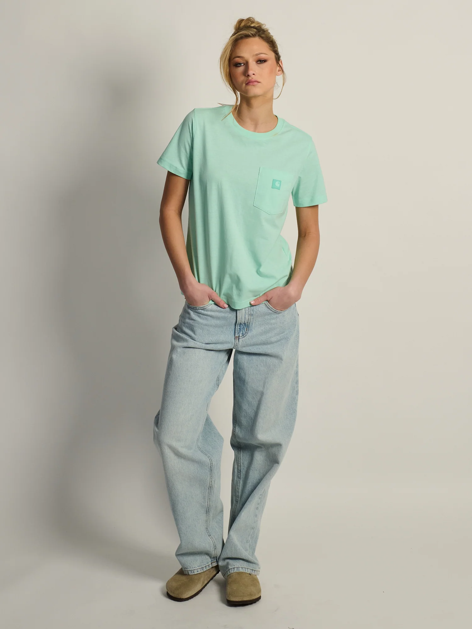 CARHARTT IRVINE RELAXED TEE- MINT - Image 3
