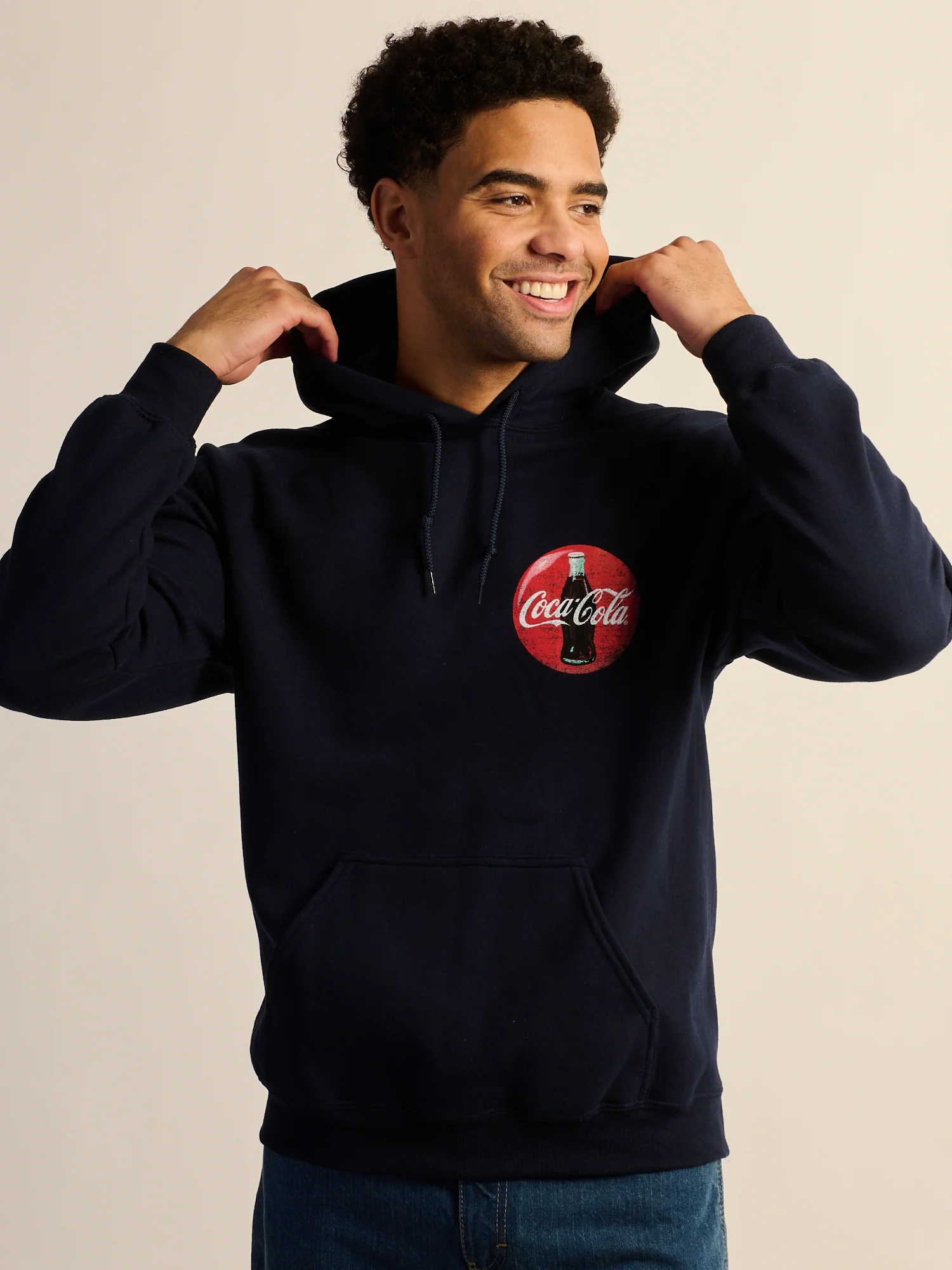 COCA COLA BEAR PULLOVER HOODIE - Image 3