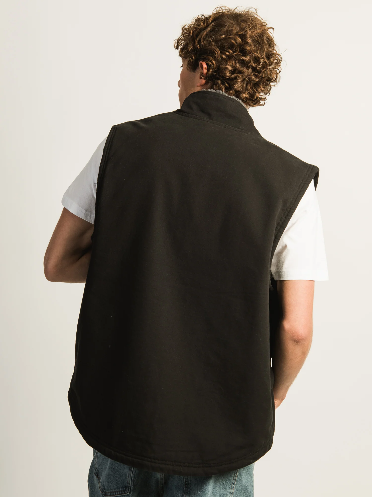 DICKIES MENS DUCK FLC LINED VEST - Image 5