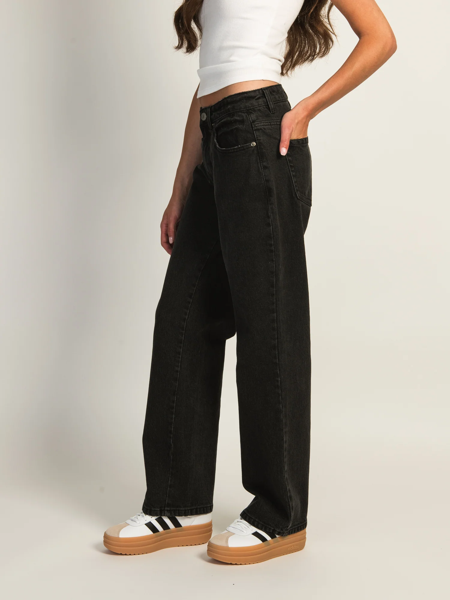 HARLOW BAGGY JEAN - BLACK - Image 5