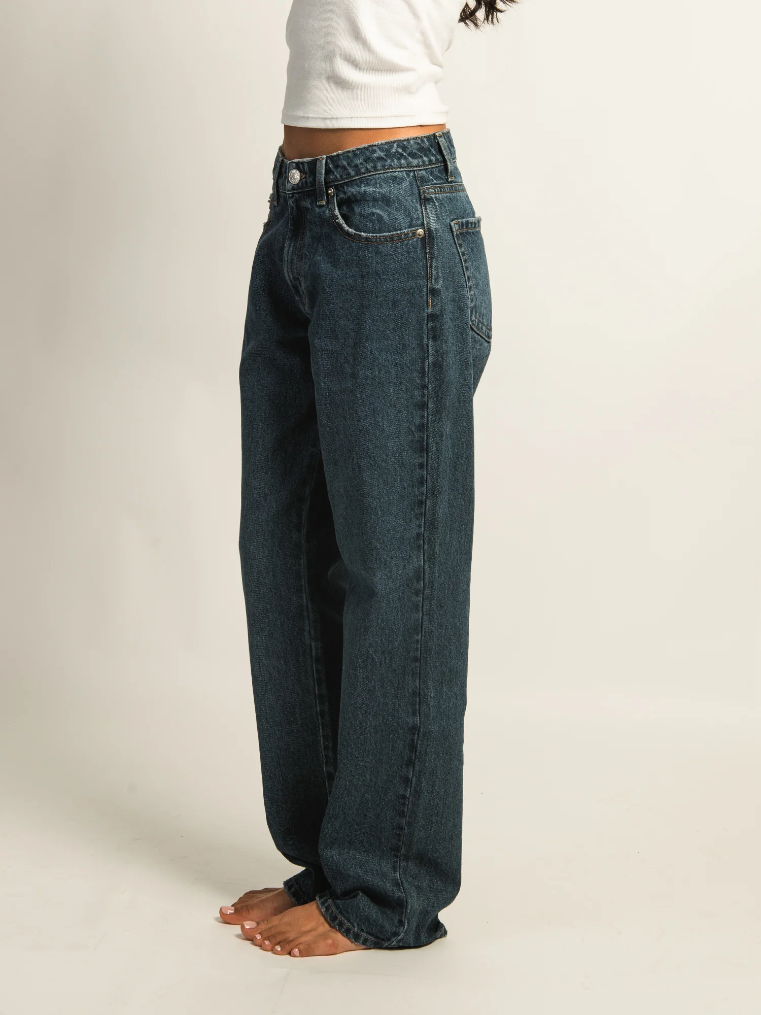 HARLOW BAGGY JEAN - DARK WASH - Image 3