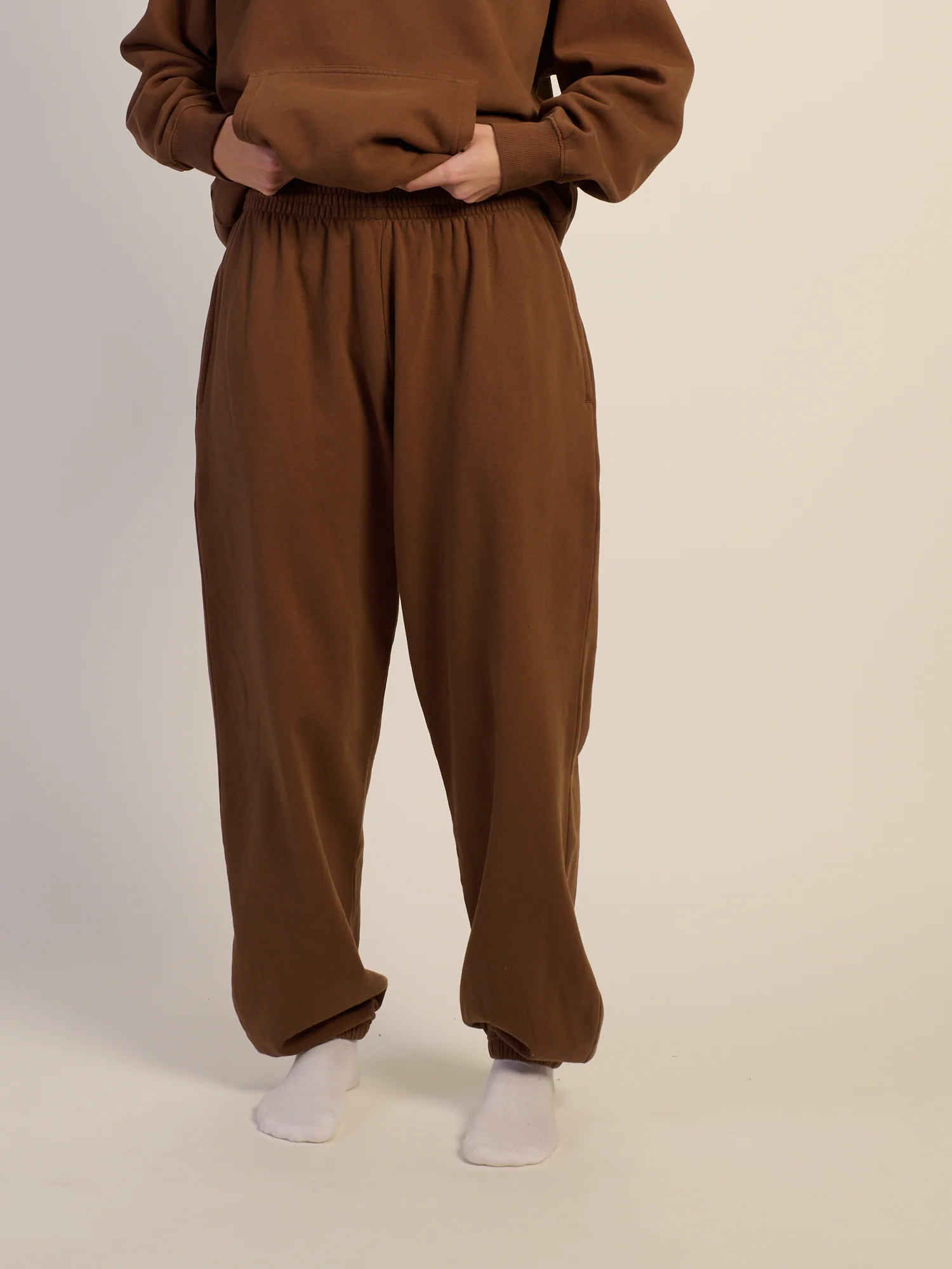 HARLOW BEAU SWEATPANT-CHOCOLATE