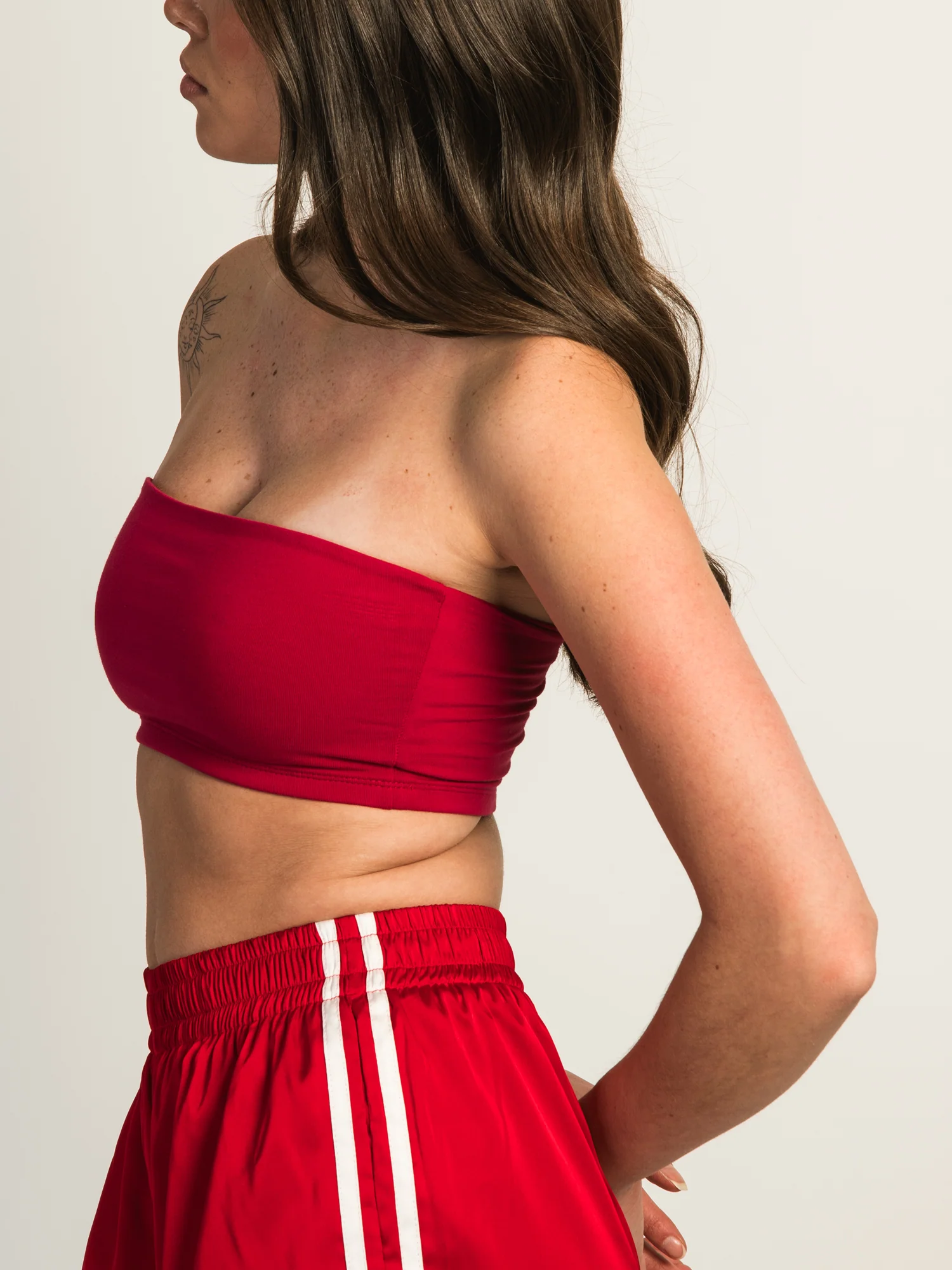 HARLOW BETHANNY BANDEAU - PORT RED - Image 5