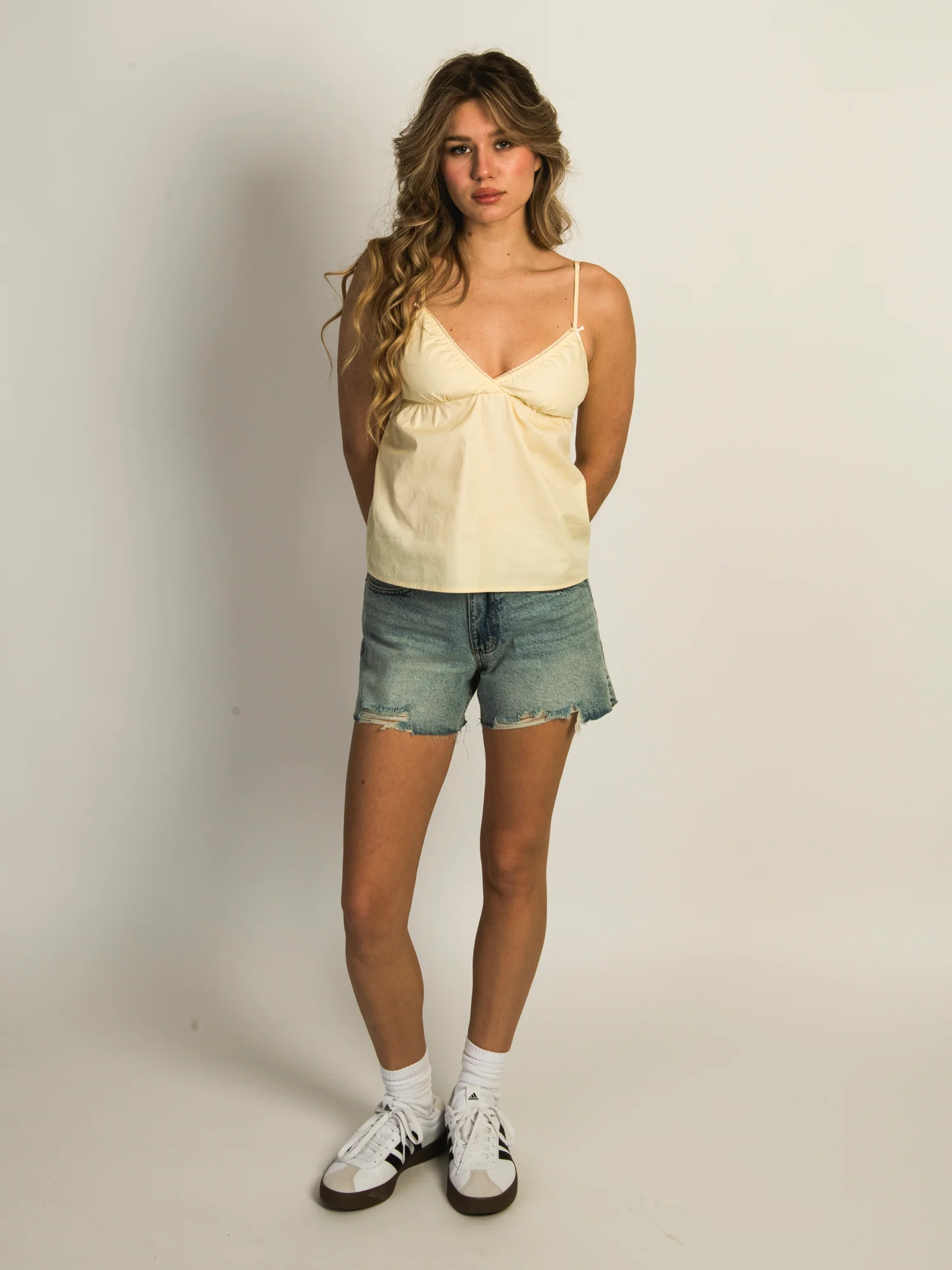 HARLOW DELILAH TANK TOP - YELLOW - Image 2