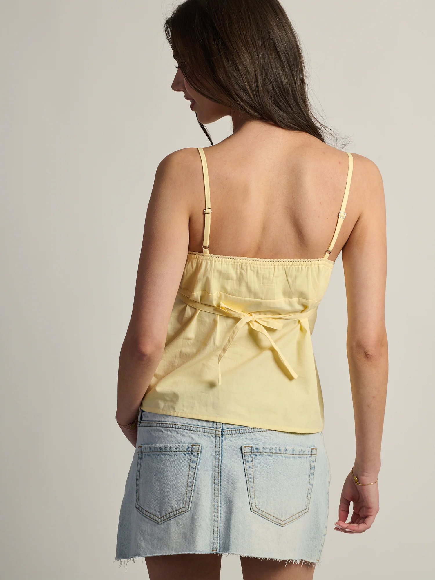 HARLOW DELILAH TANK - YELLOW - Image 6