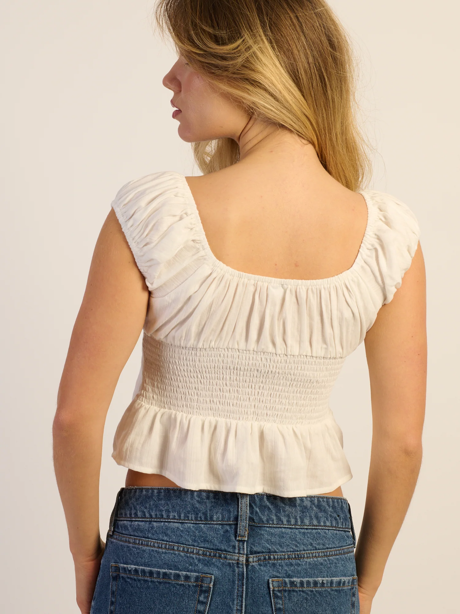 HARLOW EMERY TOP - WHITE - Image 6