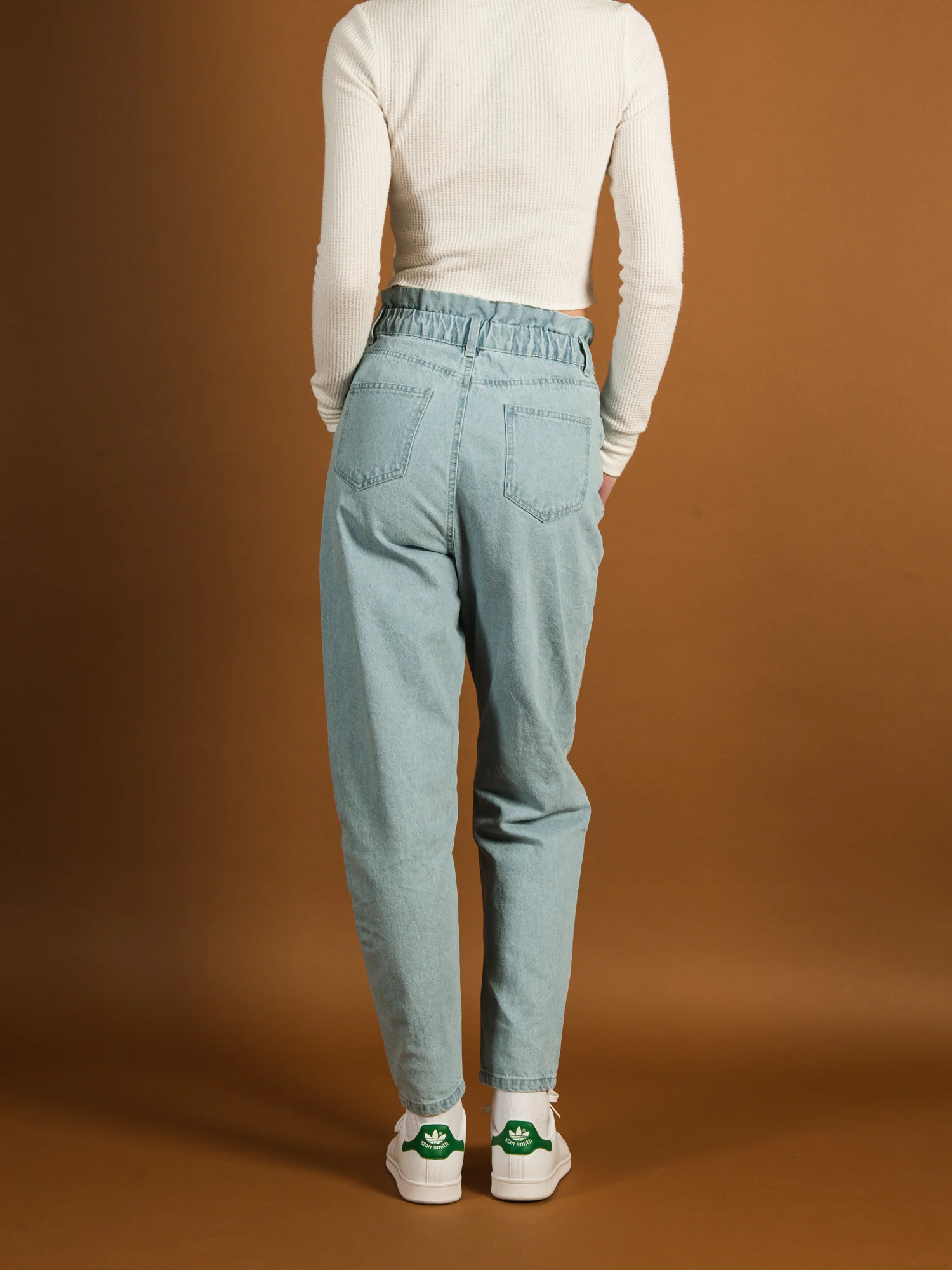HARLOW HIGH RISE PAPERBAG PANT - CLEARANCE - Image 4