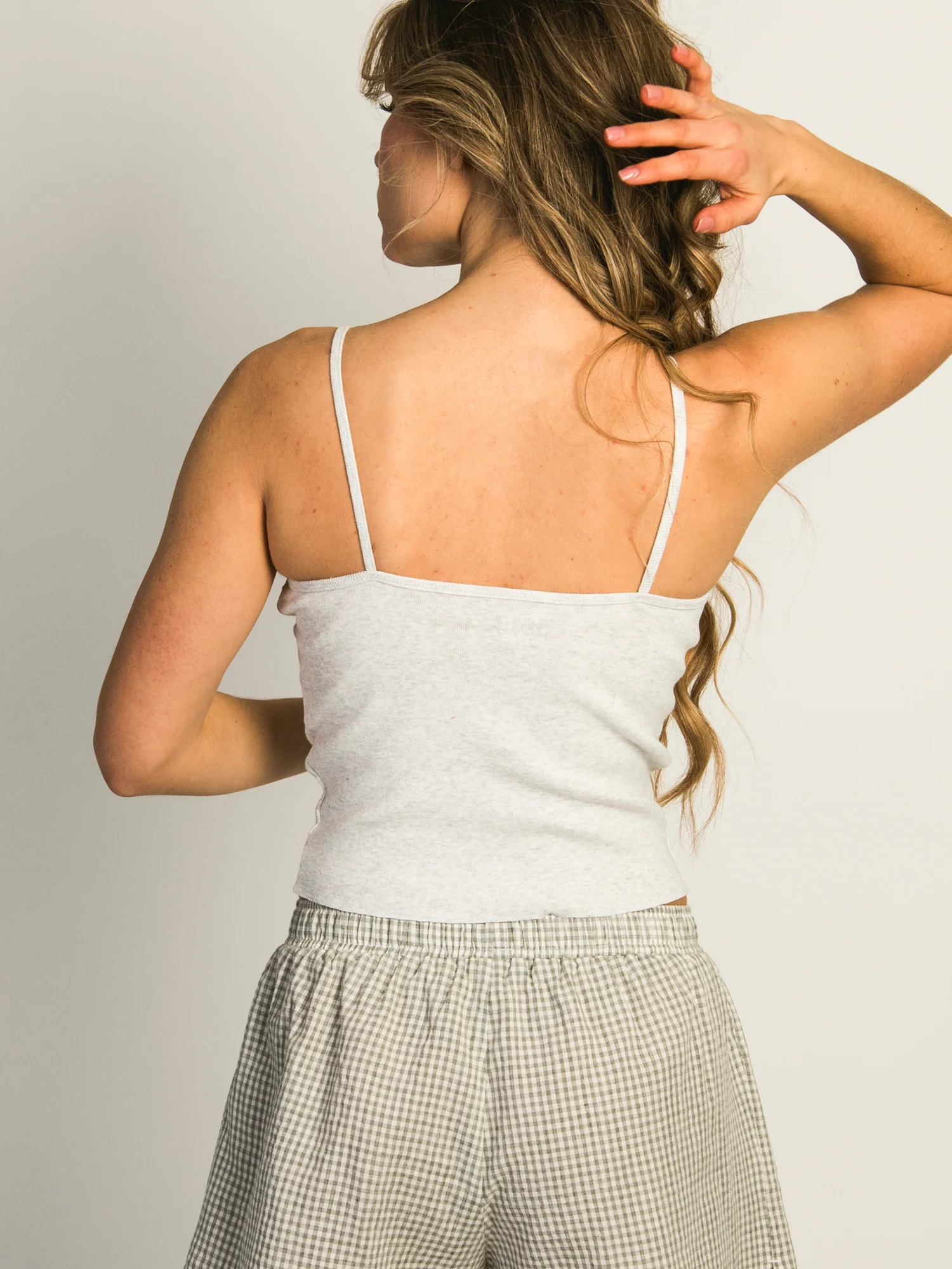 HARLOW ISLA MELANGE TANK TOP - CLOUD - Image 5