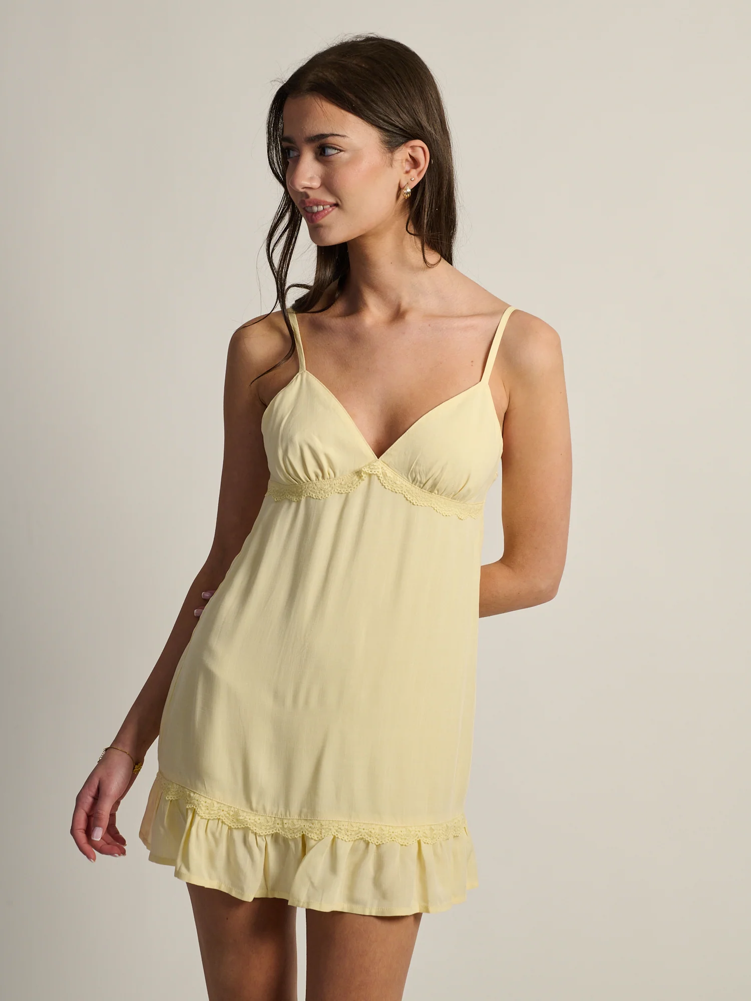 HARLOW JENNY DRESS - YELLOW - Image 2