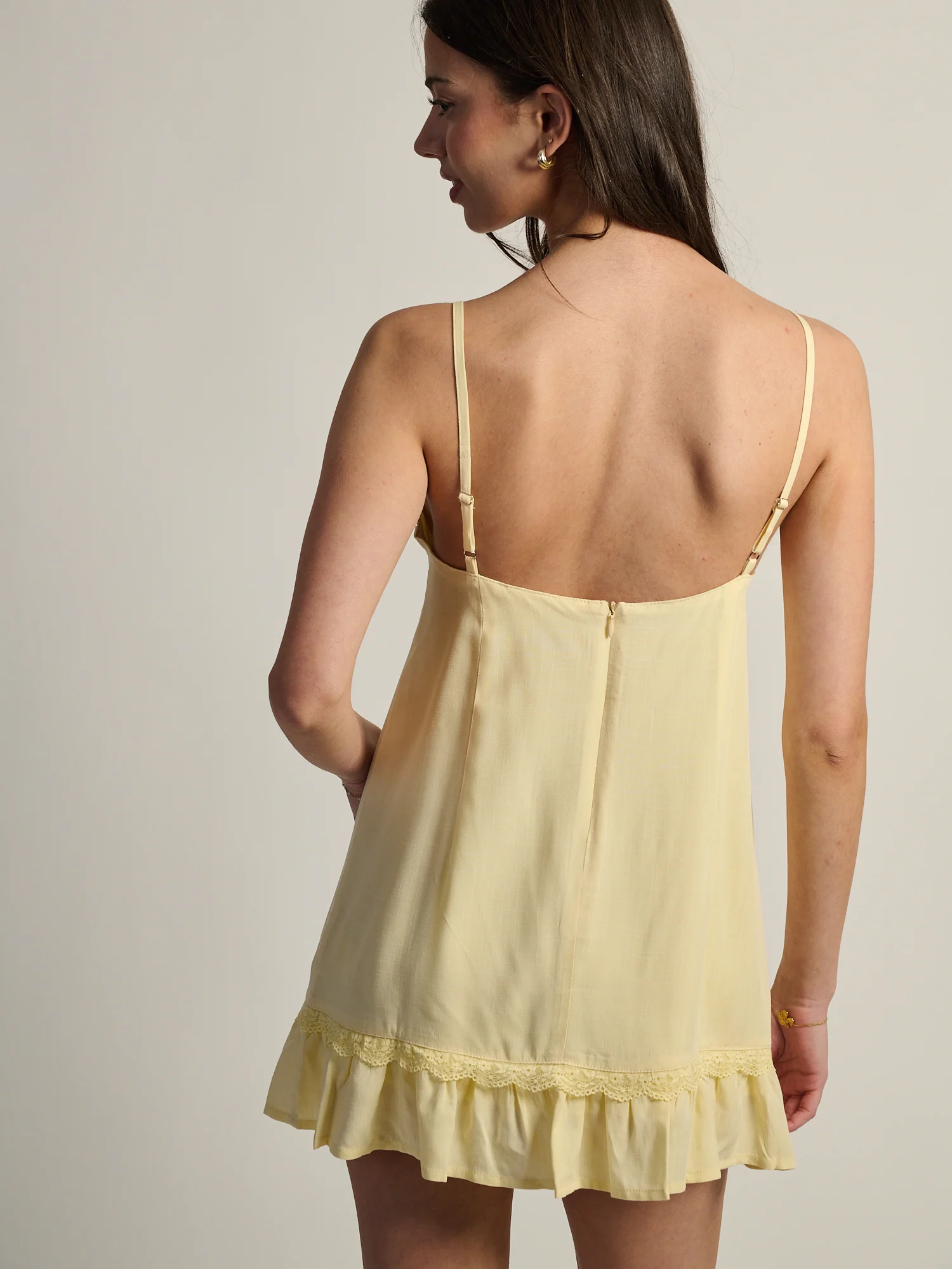 HARLOW JENNY DRESS - YELLOW - Image 6