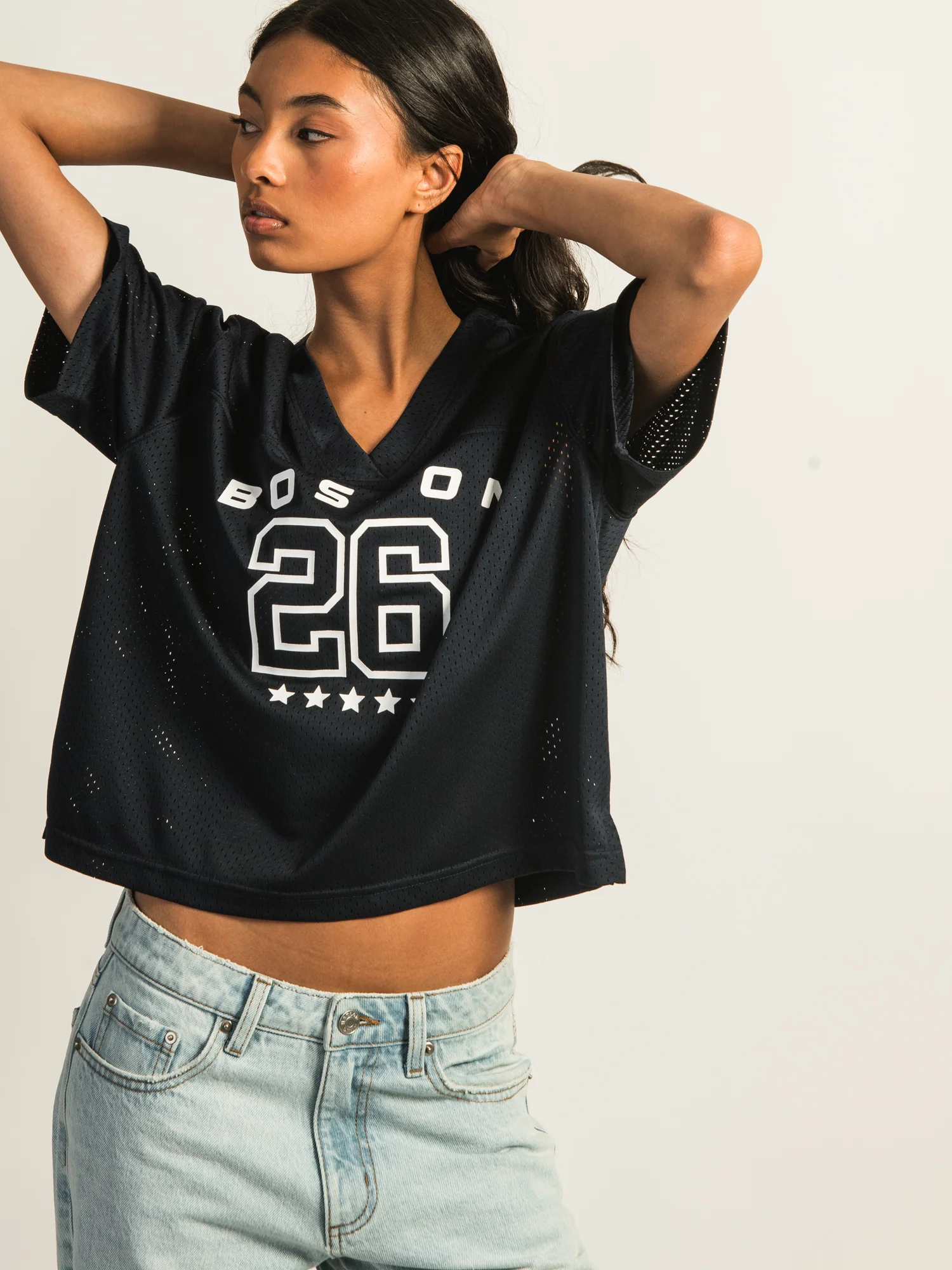 HARLOW PINNY TEE - NAVY - Image 5