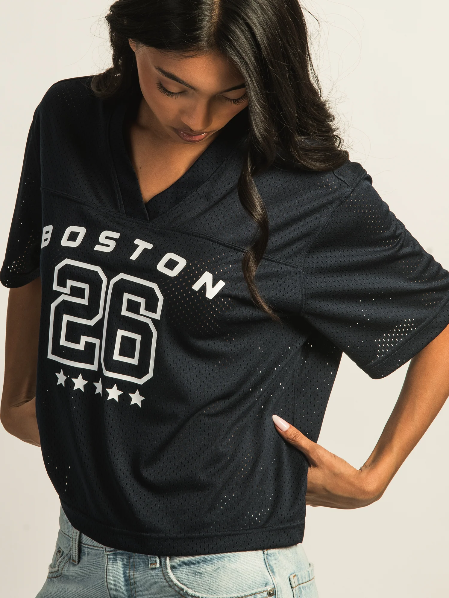 HARLOW PINNY TEE - NAVY - Image 6