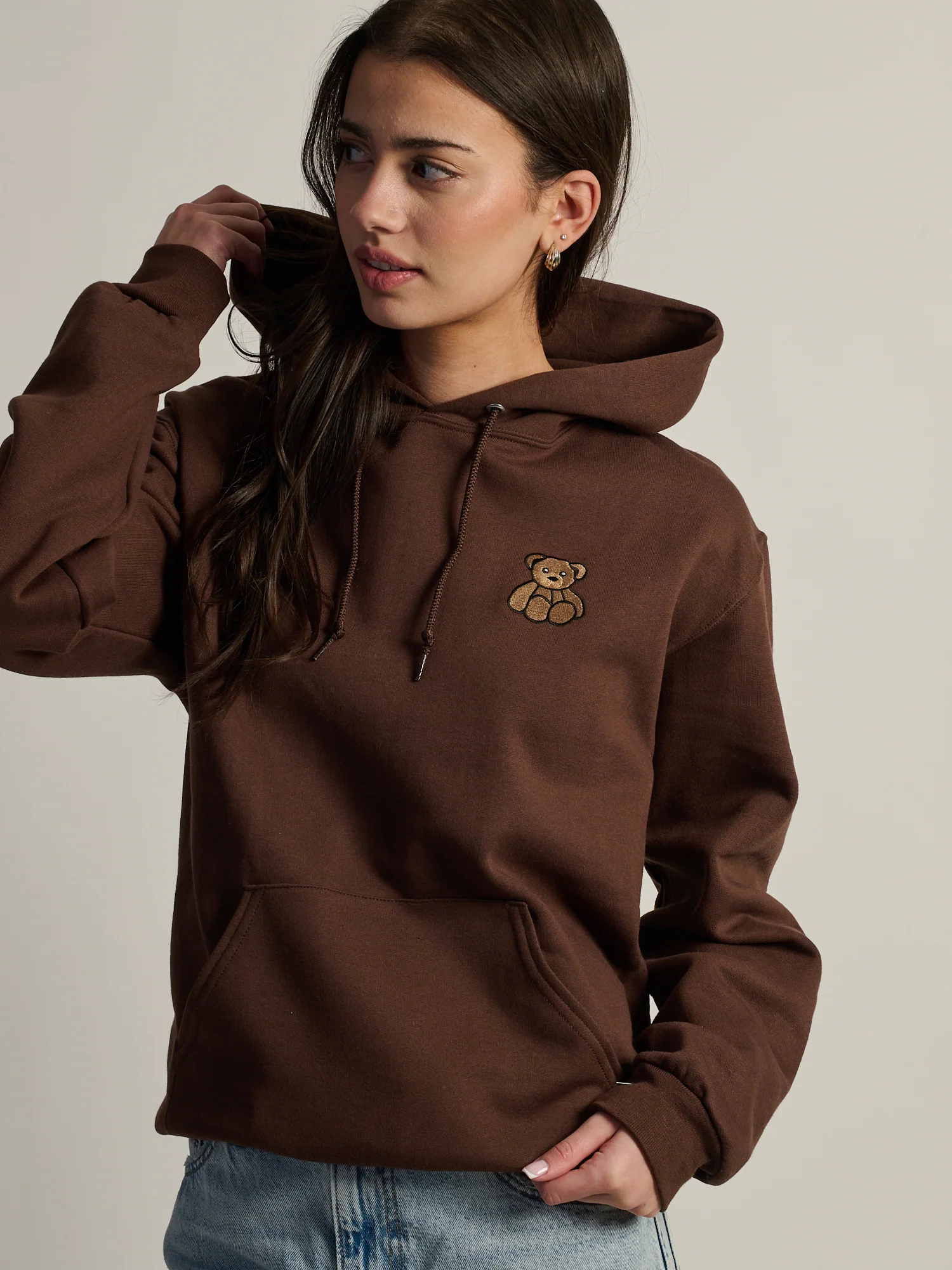 HOTLINE APPAREL BEAR 2 EMBOIRDERED HOODIE - Image 2