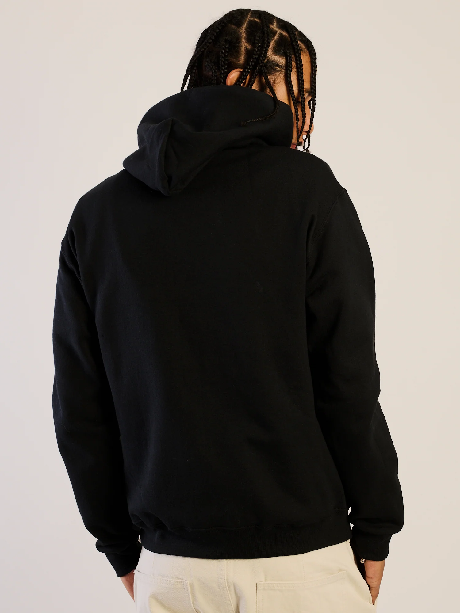 HOTLINE APPAREL MUSCLE CAR EMBOIRDERED HOODIE - BLACK - Image 6