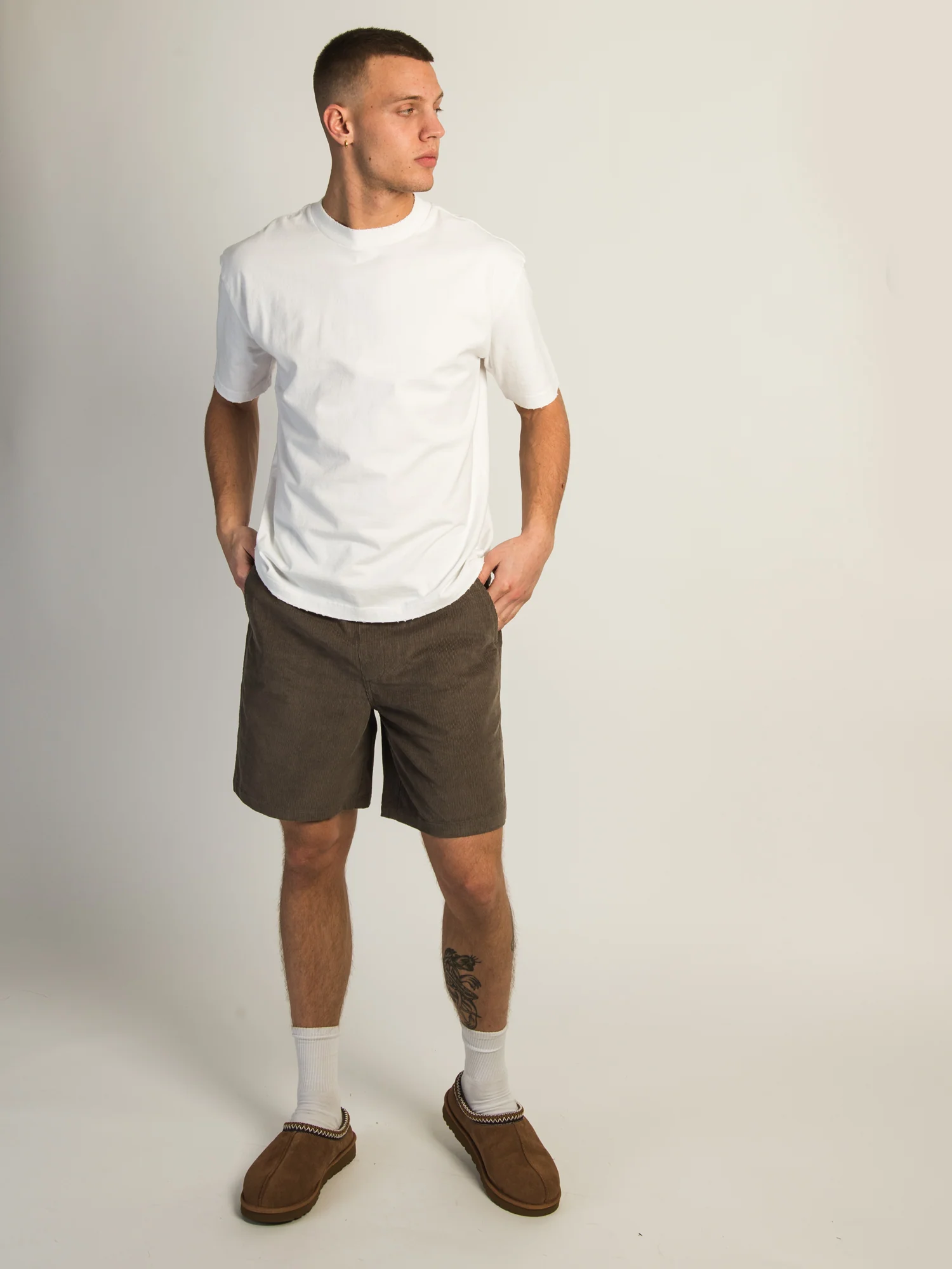 KOLBY CORD SHORT - IRON - Image 2