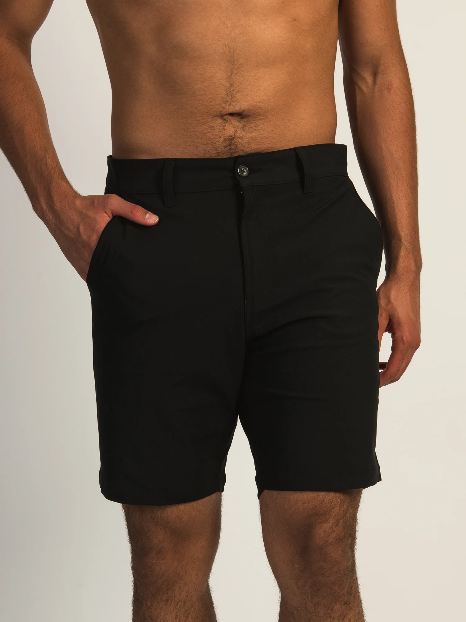 KOLBY KEEP COOL 9in STRETCH SHORT - BLACK - Image 4