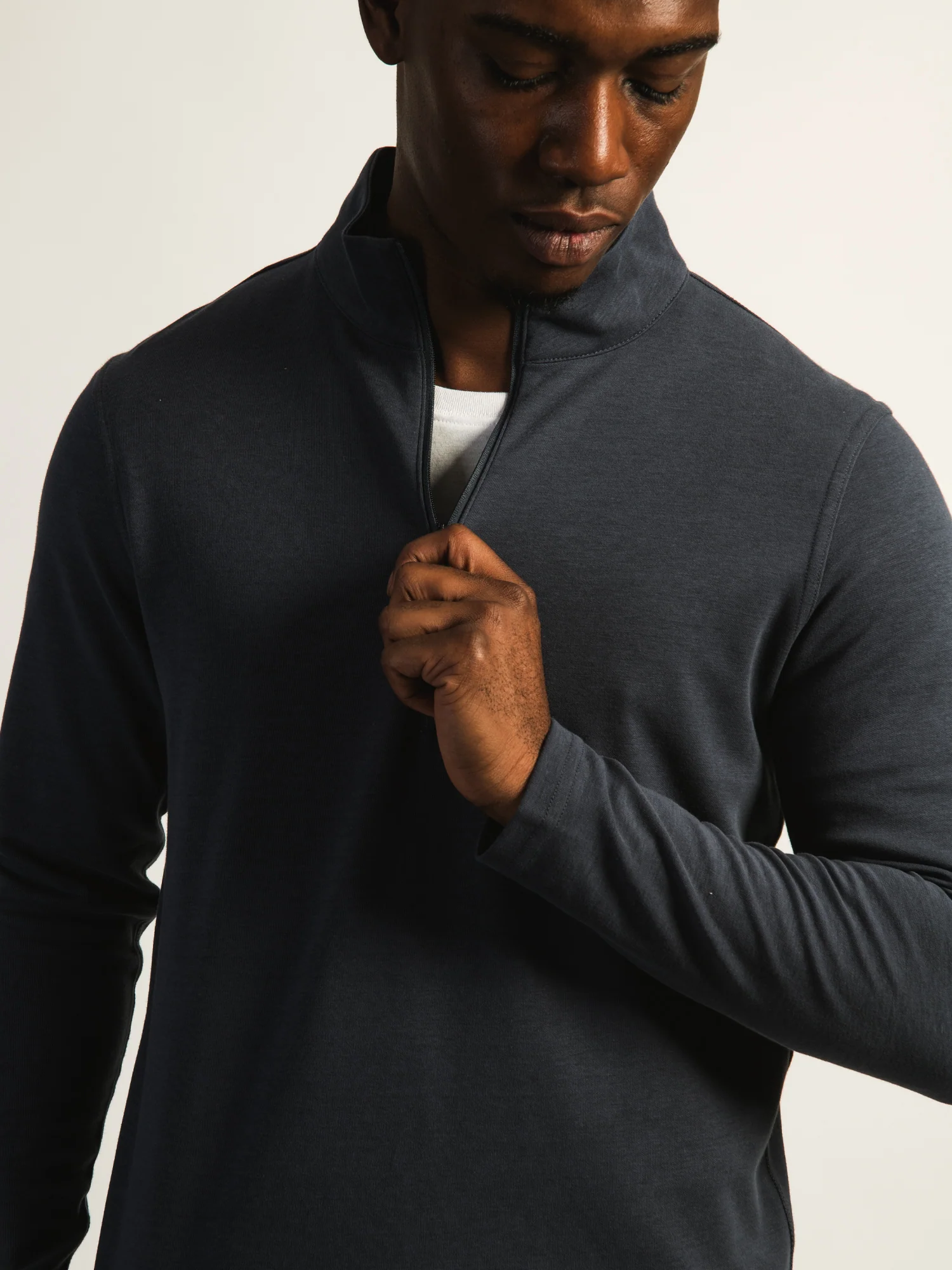 KOLBY KEEP COOL HALF ZIP - NAVY - Image 3