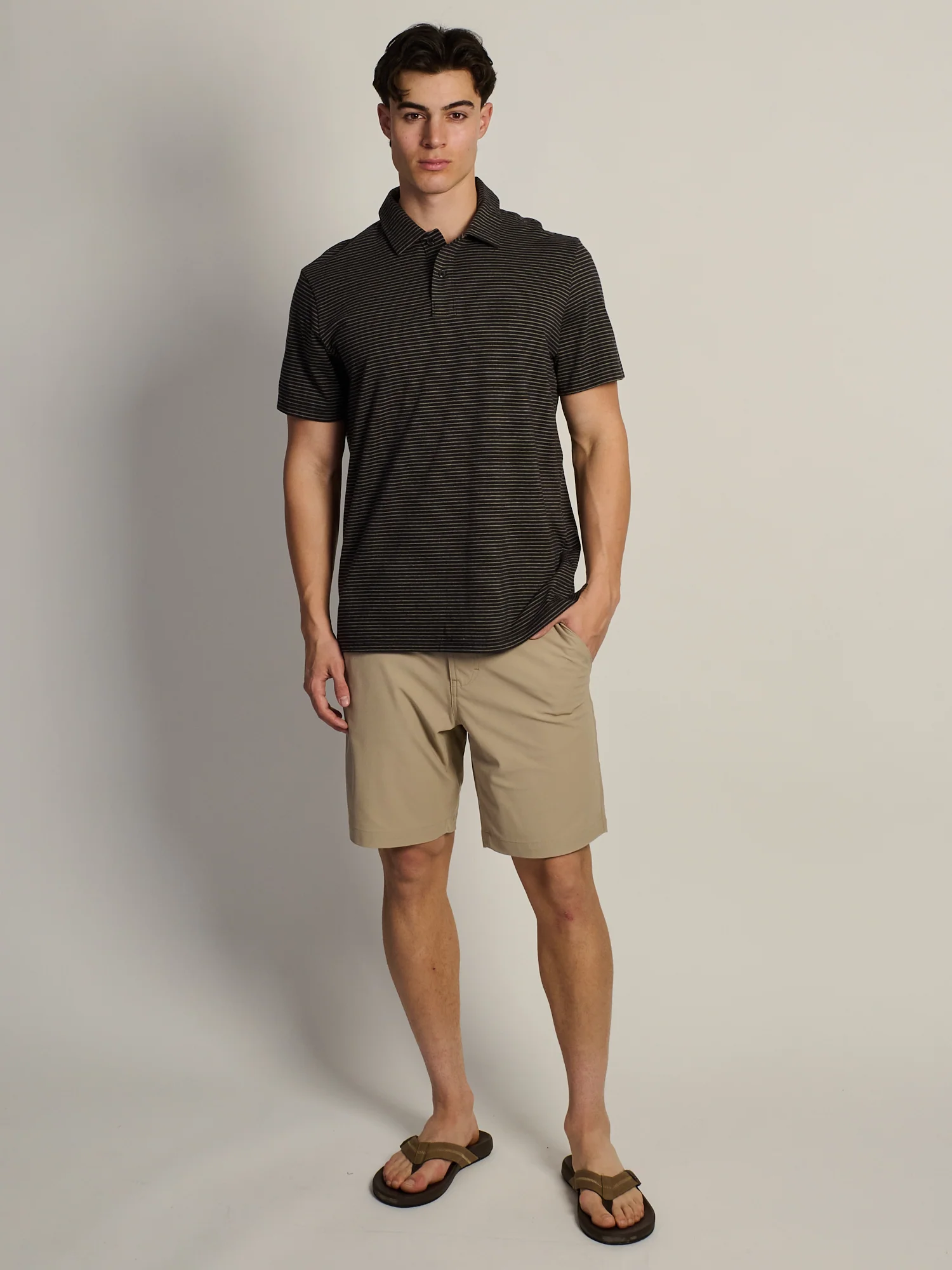 KOLBY KEEP COOL LIGHTWEIGHT POLO - BLACK - Image 2