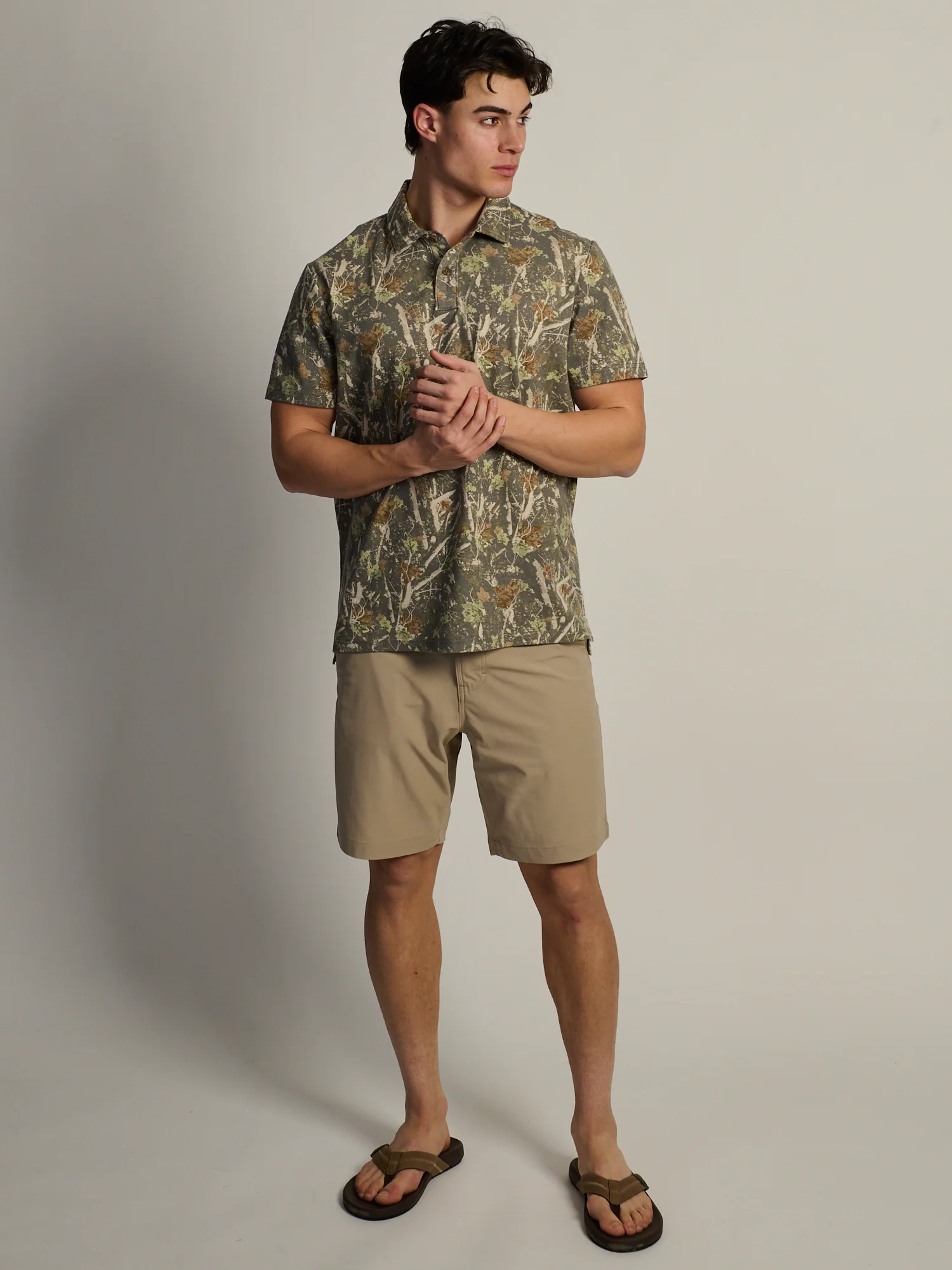 KOLBY KEEP COOL LIGHTWEIGHT POLO - CAMO - Image 2