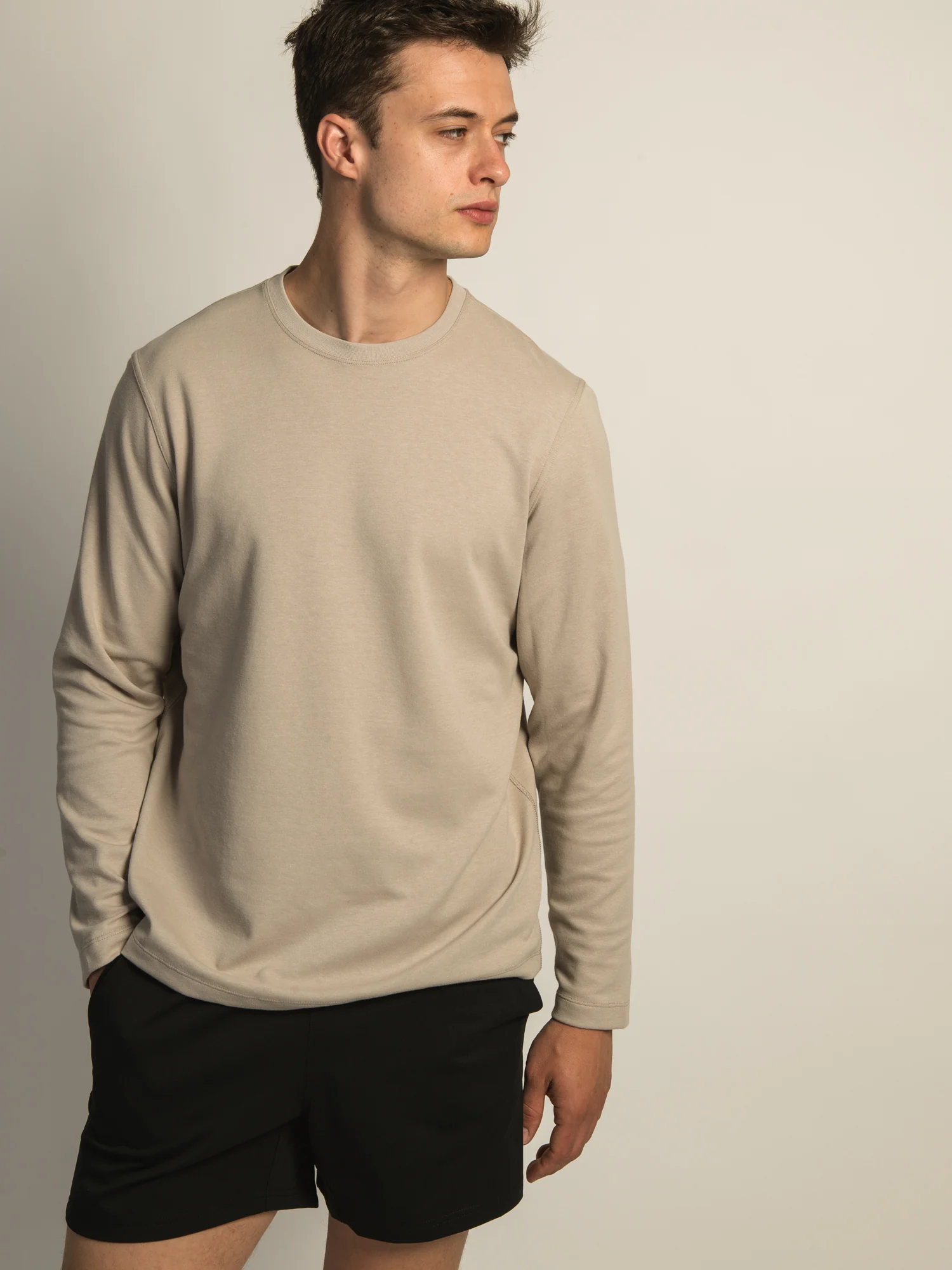 KOLBY KEEP COOL LONG SLEEVE - PEBBLE - Image 3