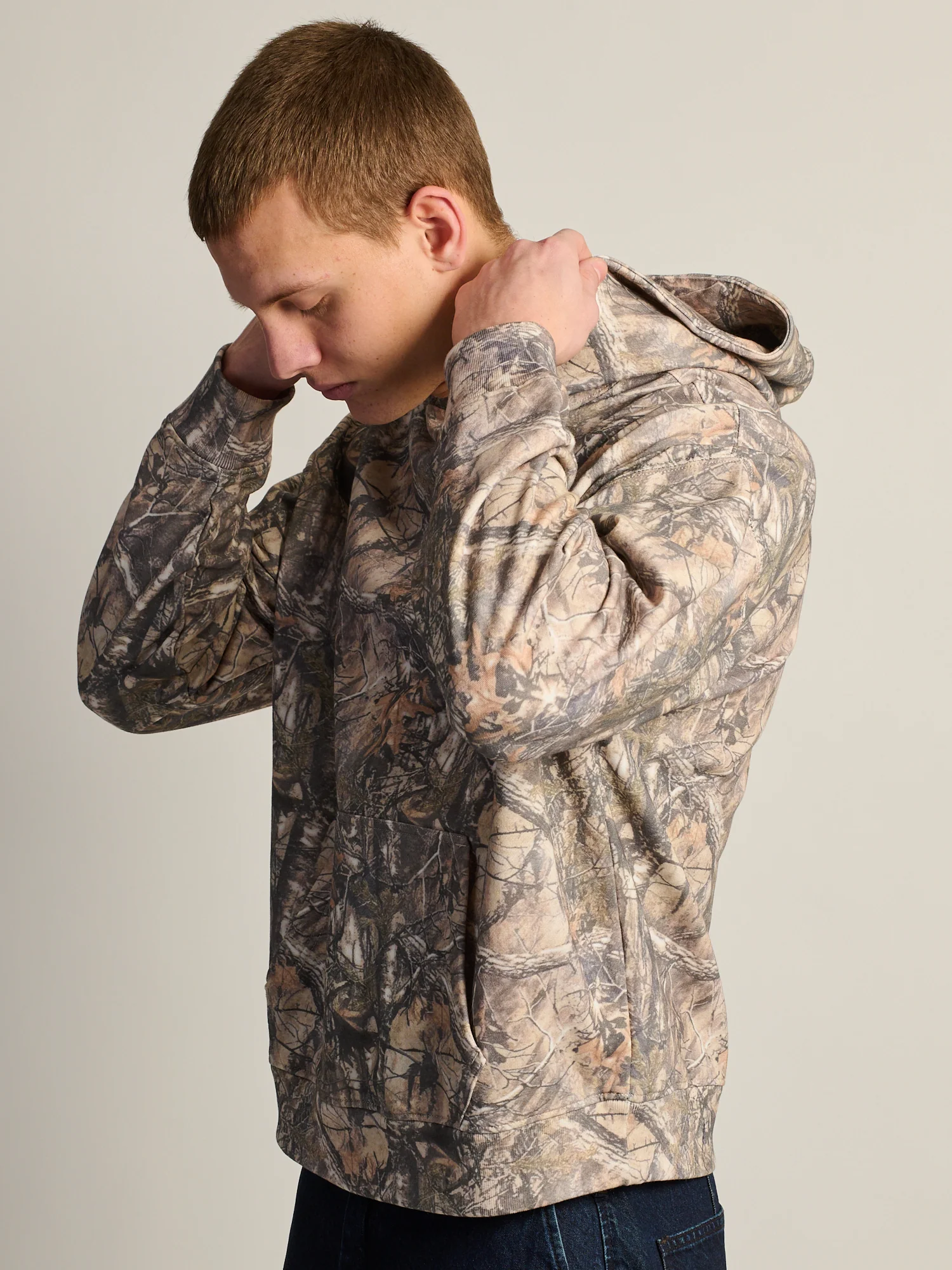 KOLBY RELAXED FIT HOODIE - CAMOUFLAGE - Image 3