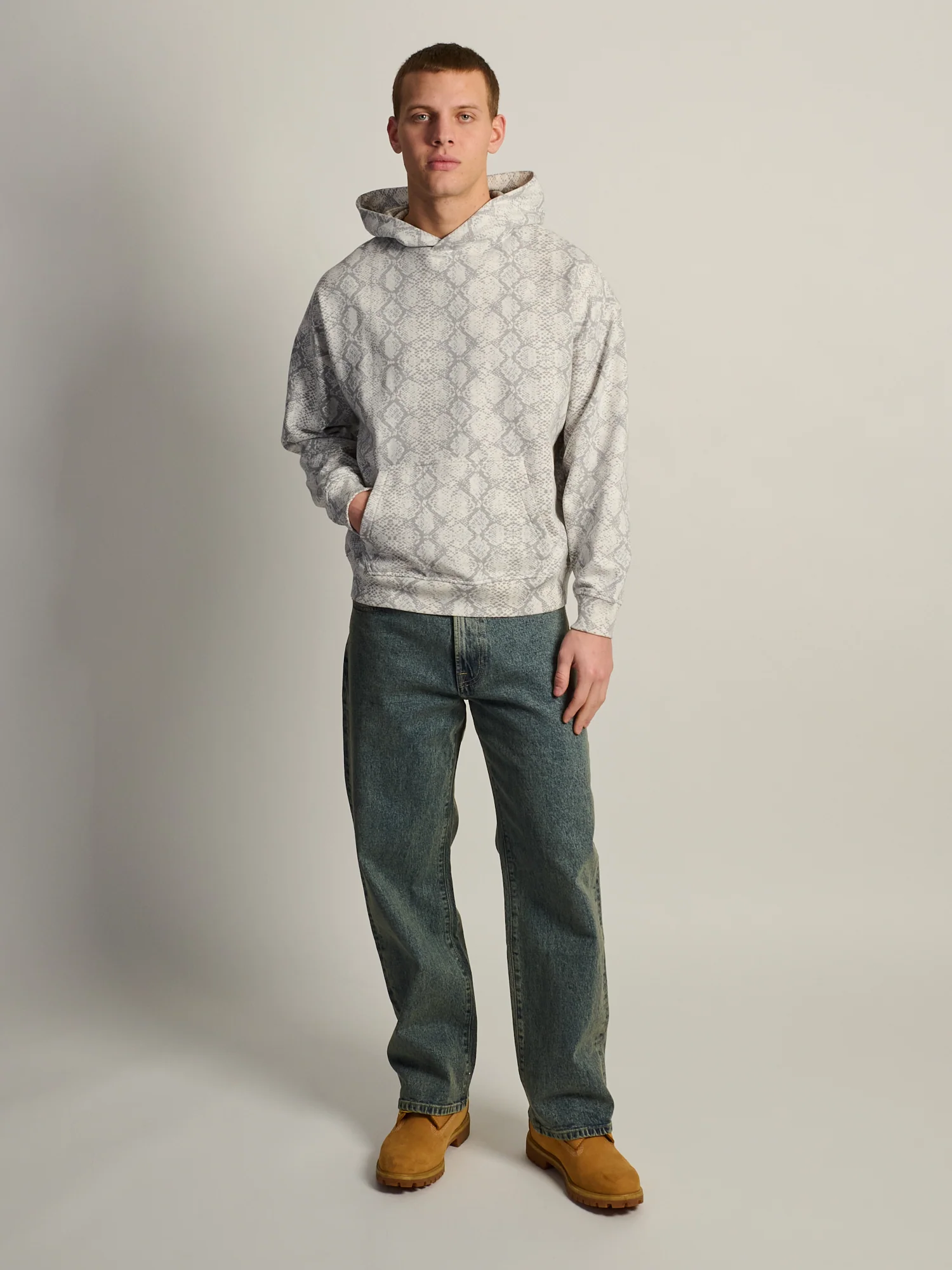 KOLBY RELAXED FIT HOODIE - SNAKE - Image 2