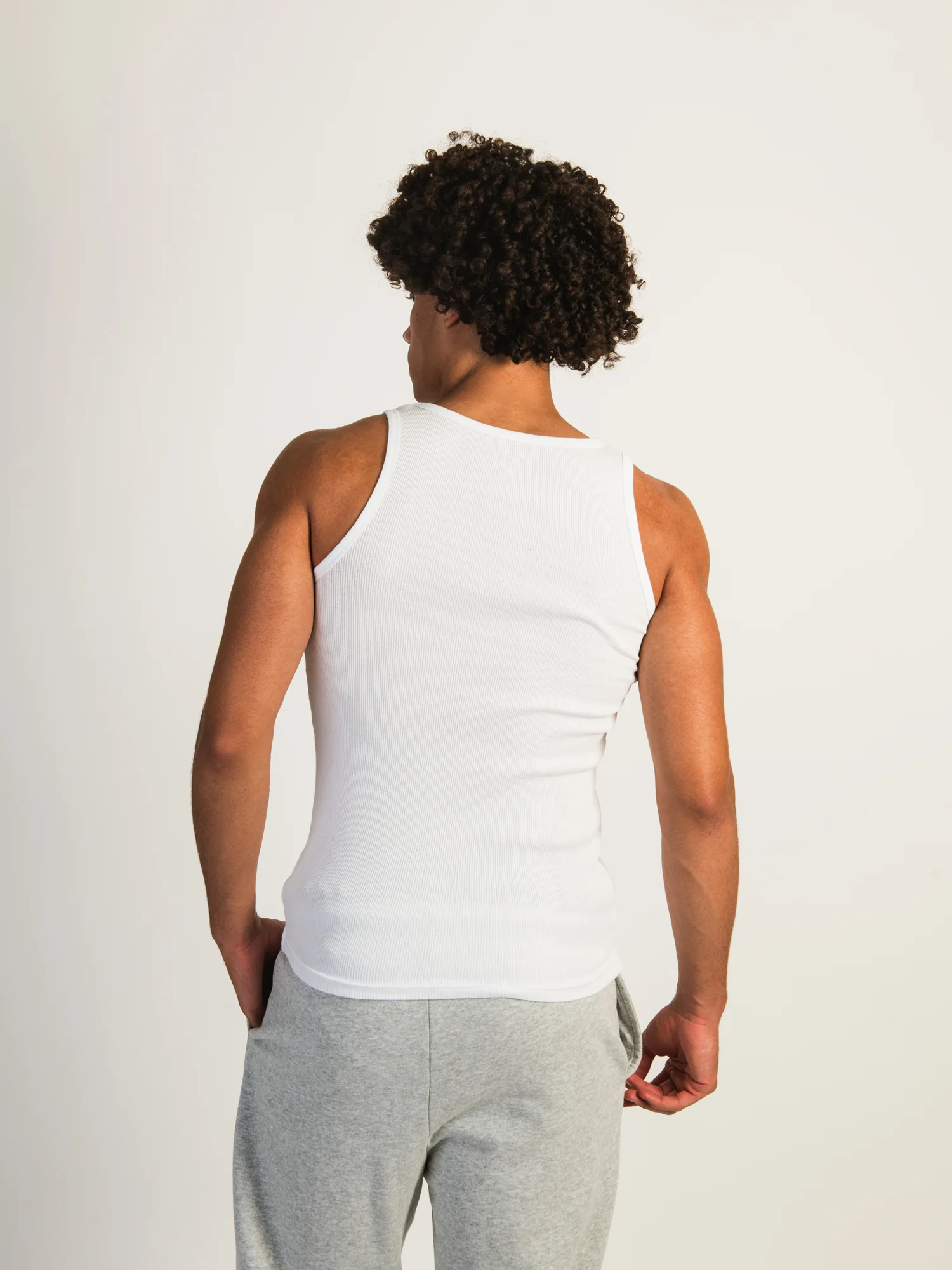 KOLBY RIB TANK - WHITE - Image 3