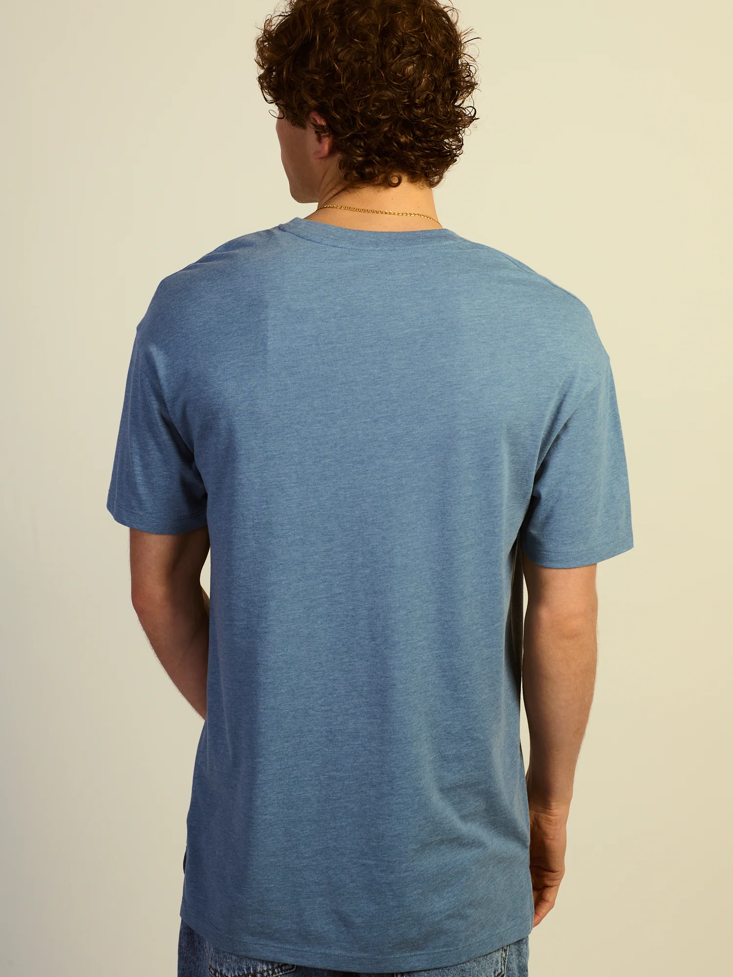 LONG FIT TEE - HEATHER BLUE - Image 4