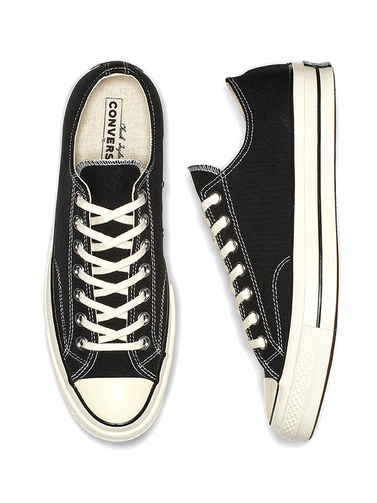MENS CONVERSE CHUCK 70 E OX CANVAS SNEAKER - Image 3