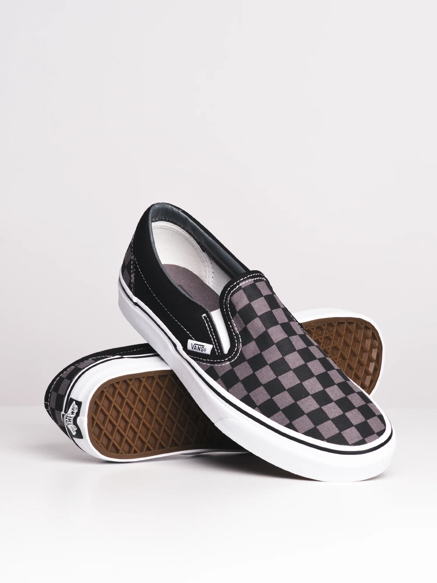 MENS VANS CLASSIC SLIP-ON CHECKERBOARD CANVAS SHOES - Image 2