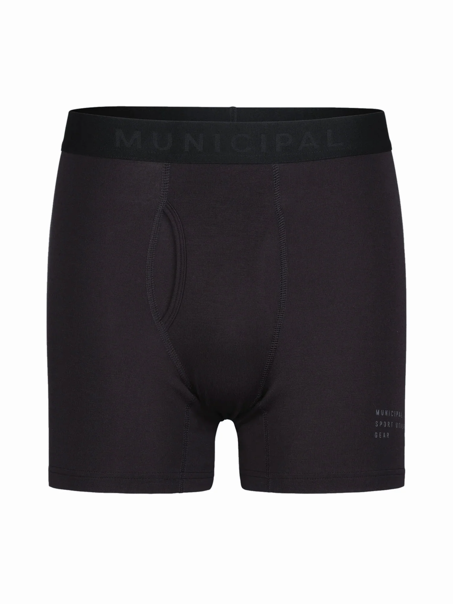 MUNICIPAL UNDERDOG BOXER BRIEF - BLACK - CLEARANCE