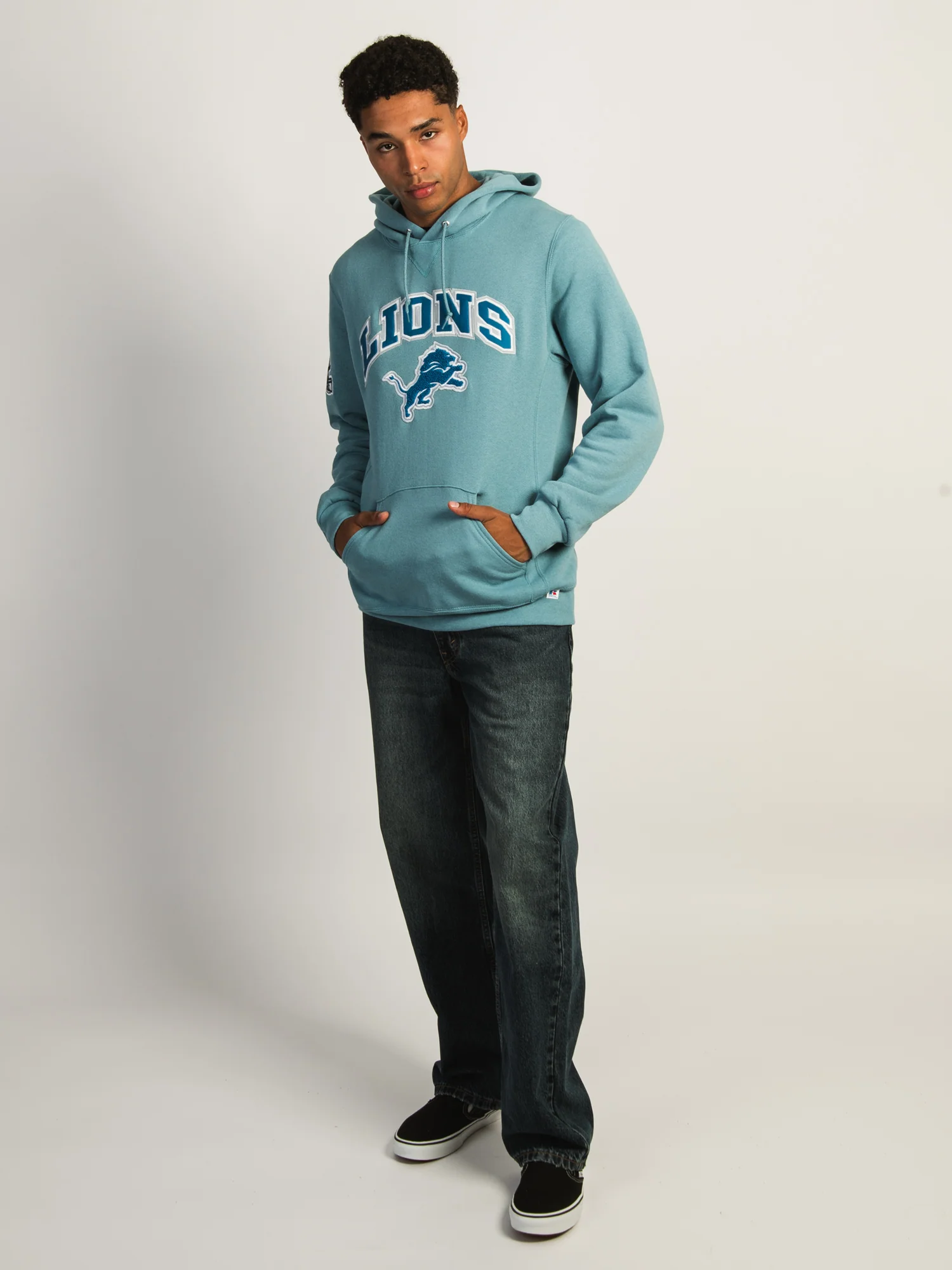 NFL DETROIT LIONS EMBROIDERED PULLOVER HOODIE - Image 3