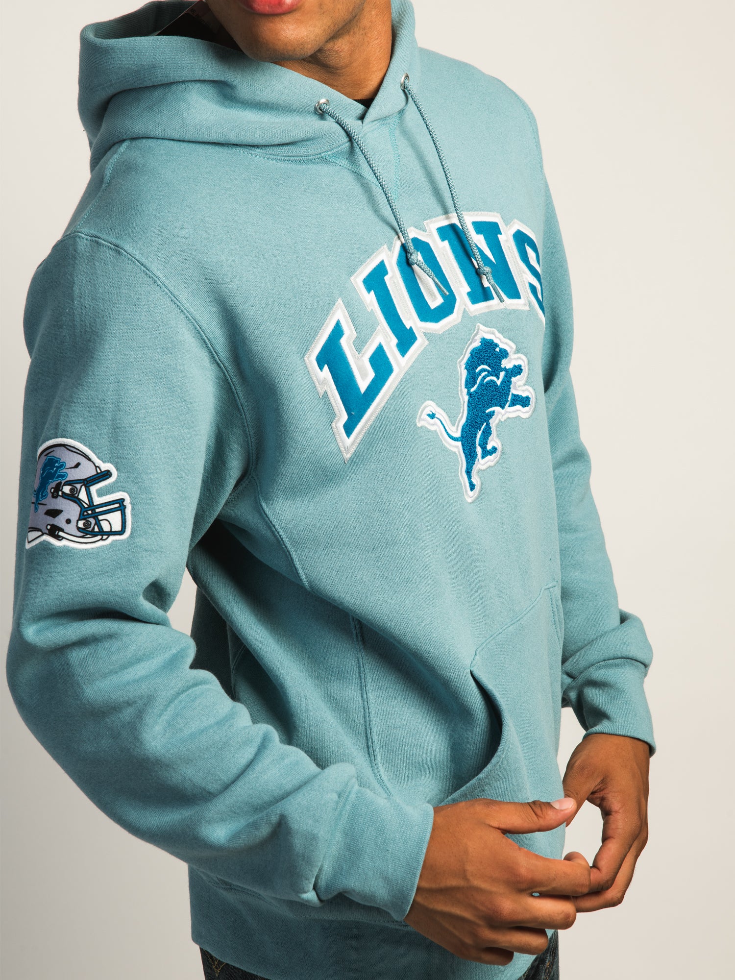 NFL DETROIT LIONS EMBROIDERED PULLOVER HOODIE - Image 4