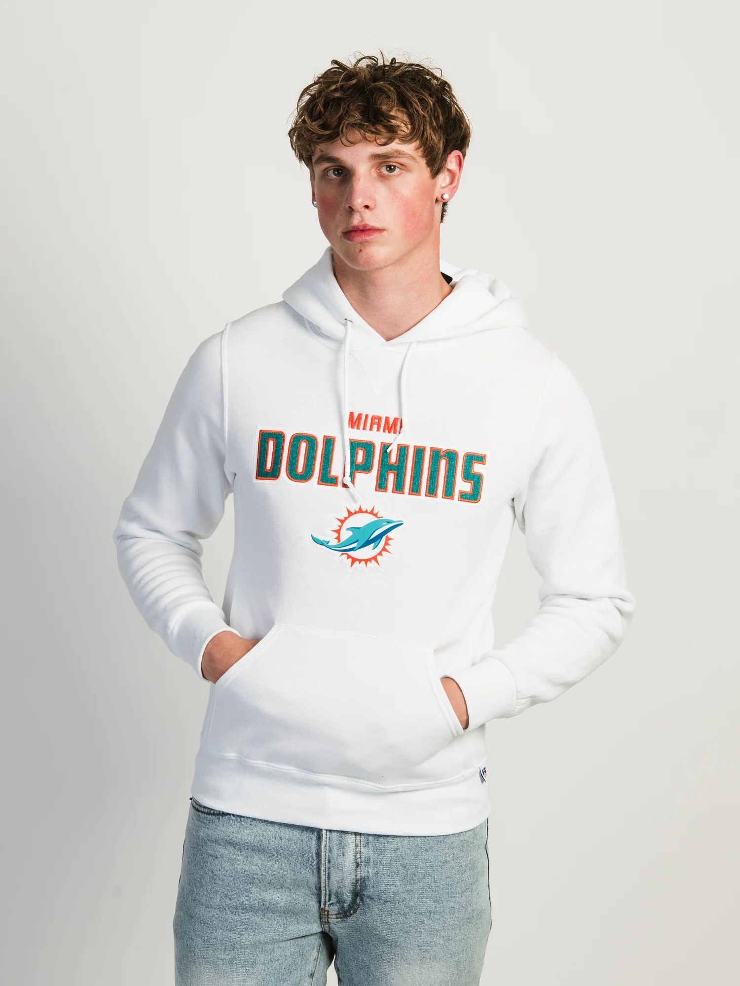 NFL MIAMI DOLPHINS LOGO PULLOVER HOODIE - Image 3