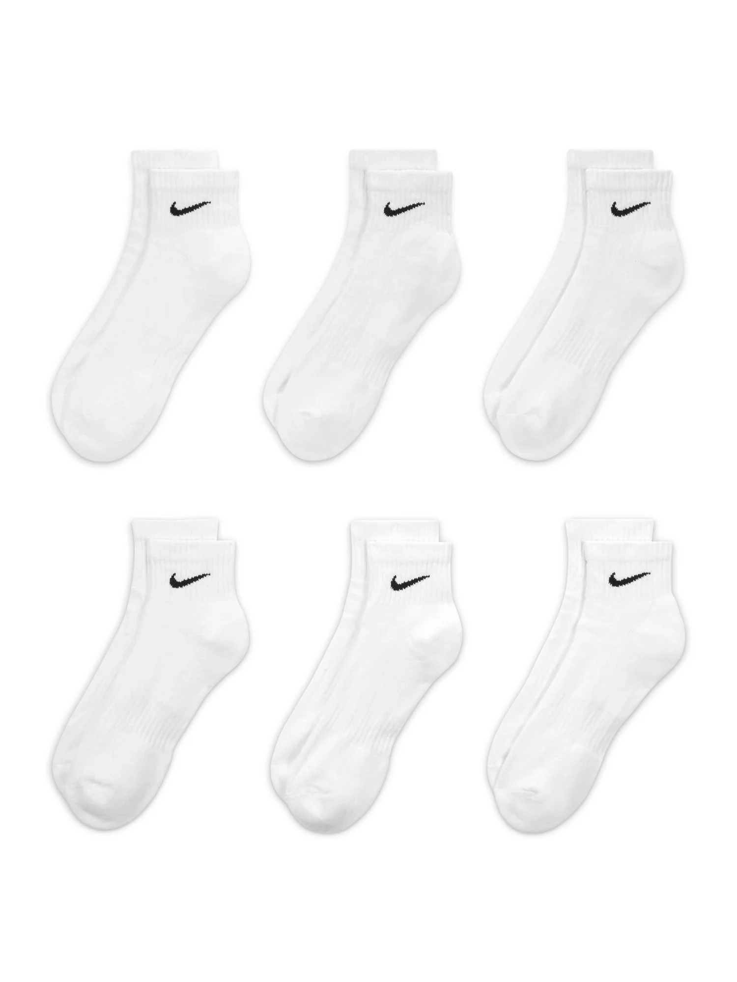 NIKE EVERYDAY CUSHIONED ANKLE SOCKS 6 PACK - Image 3