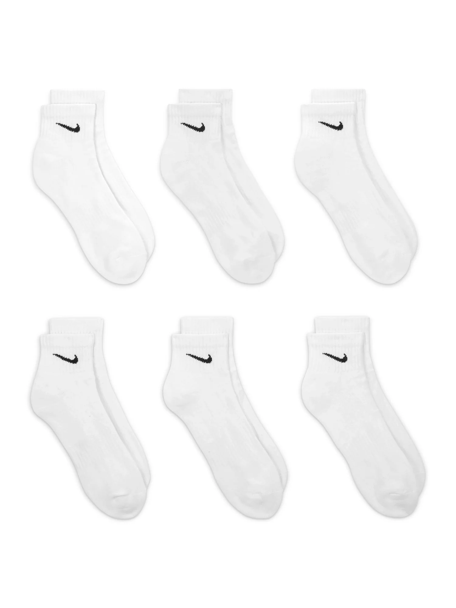 NIKE EVERYDAY CUSHIONED ANKLE SOCKS 6 PACK - Image 4