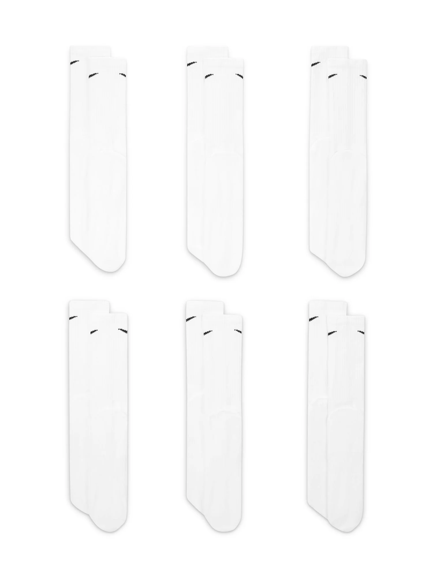NIKE EVERYDAY CUSHIONED 6 PACK SOCKS - Image 5