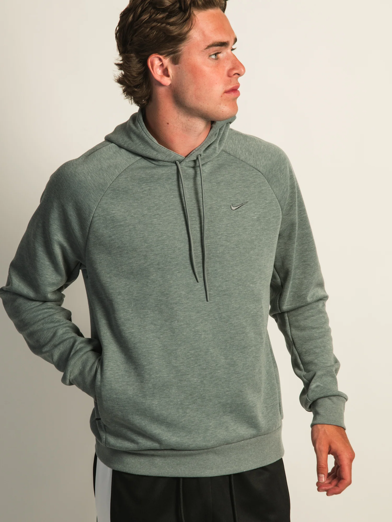 NIKE UV DF PULL OVER HOODIE - COOL GREY - Image 2