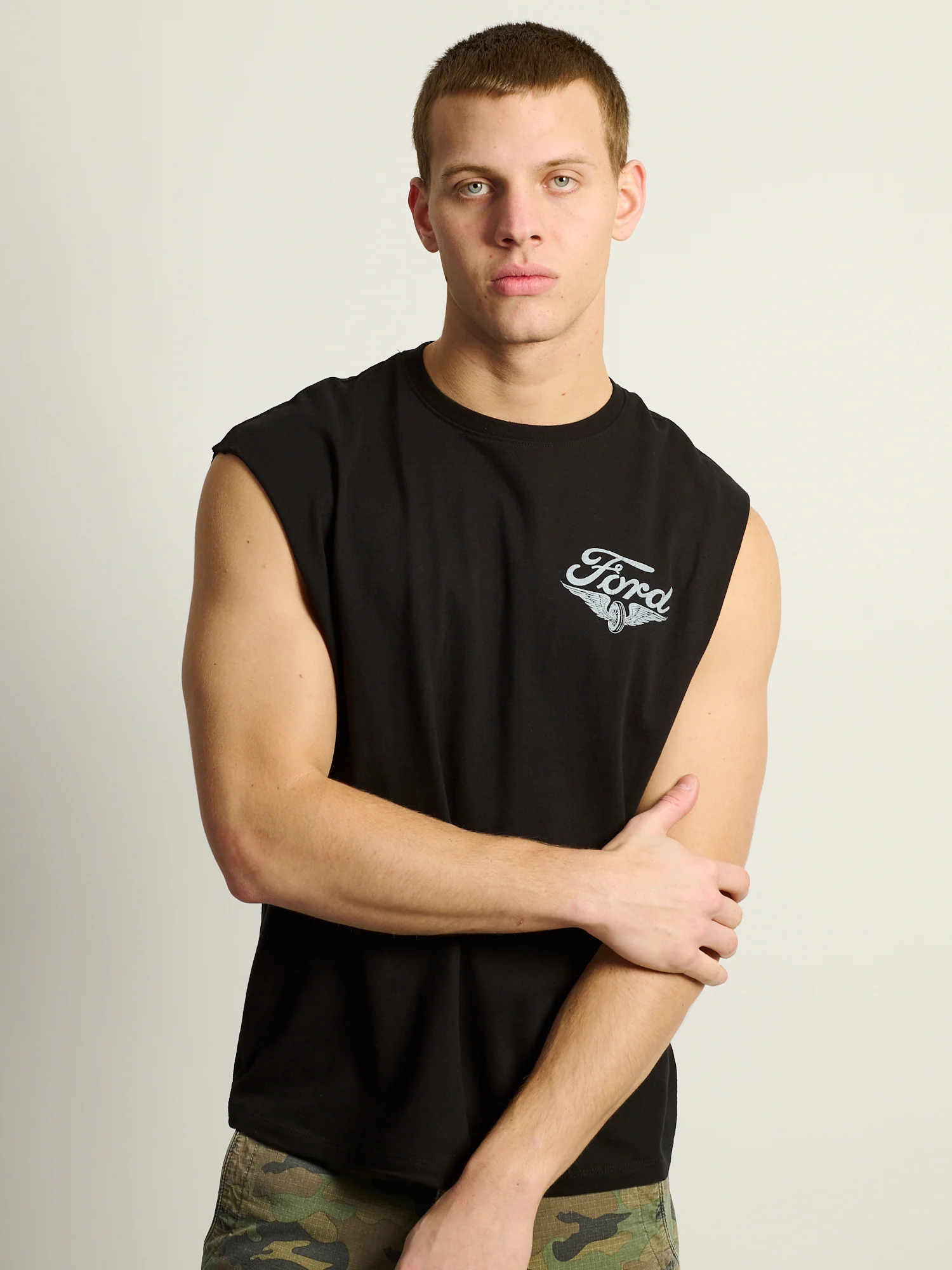 FORD MOTORS MUSCLE TANK TOP - Image 4
