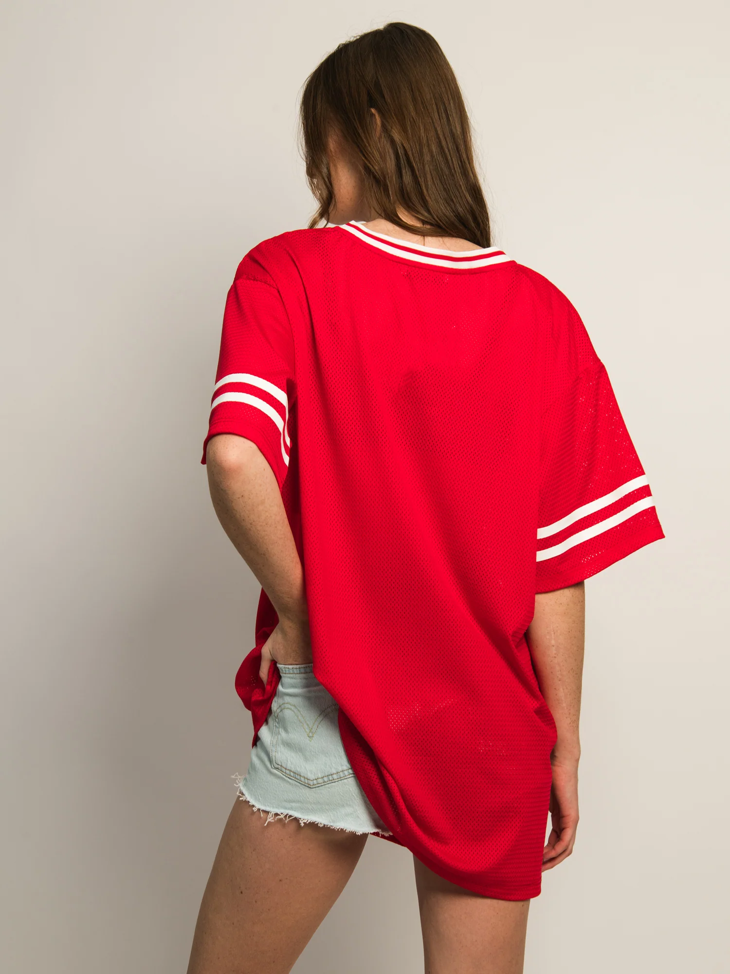 PRINCESS POLLY MICHAIL JERSEY MINI DRESS - RED - Image 5