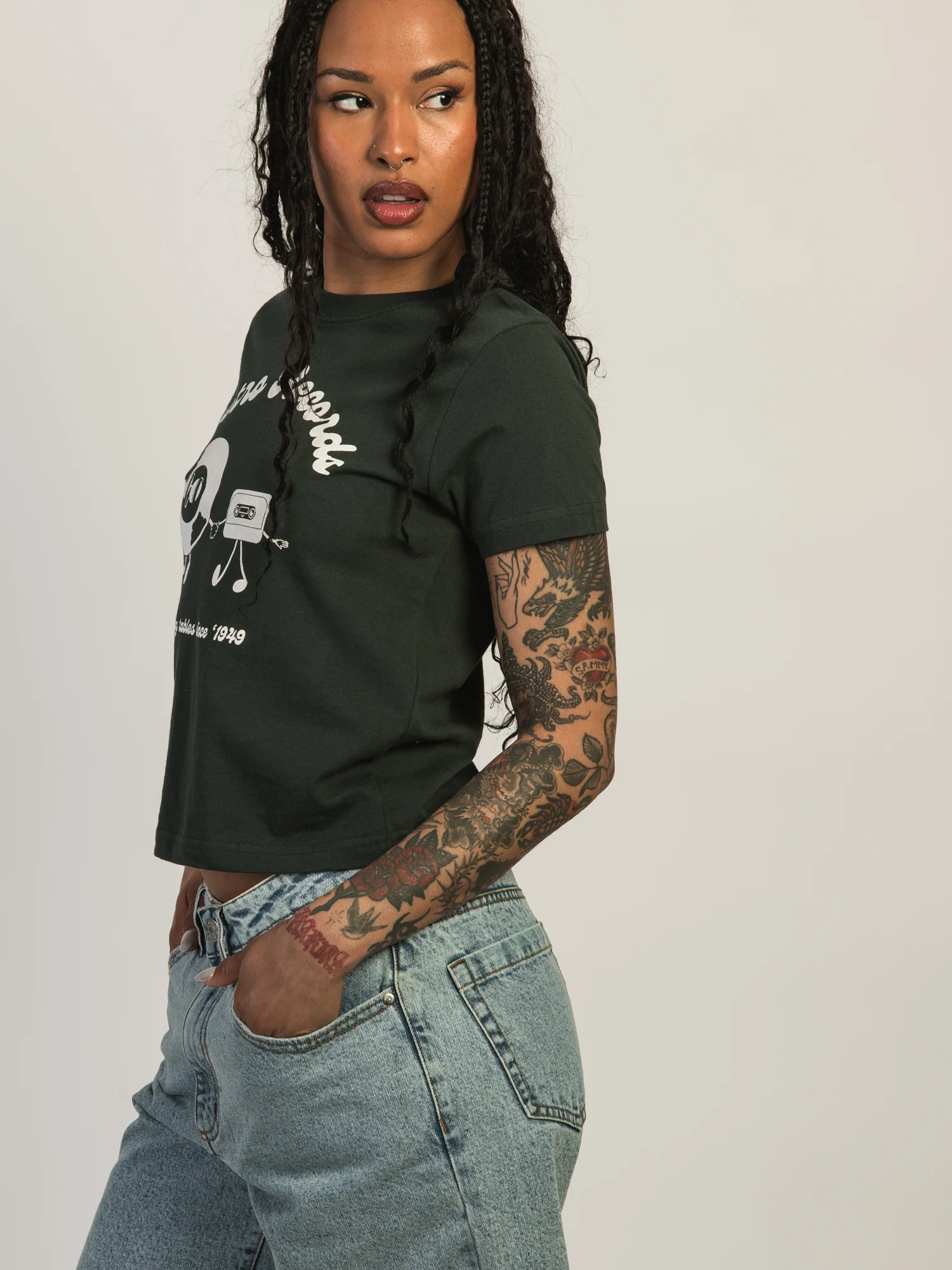 RETRO RECORDS BOXY TEE - Image 4