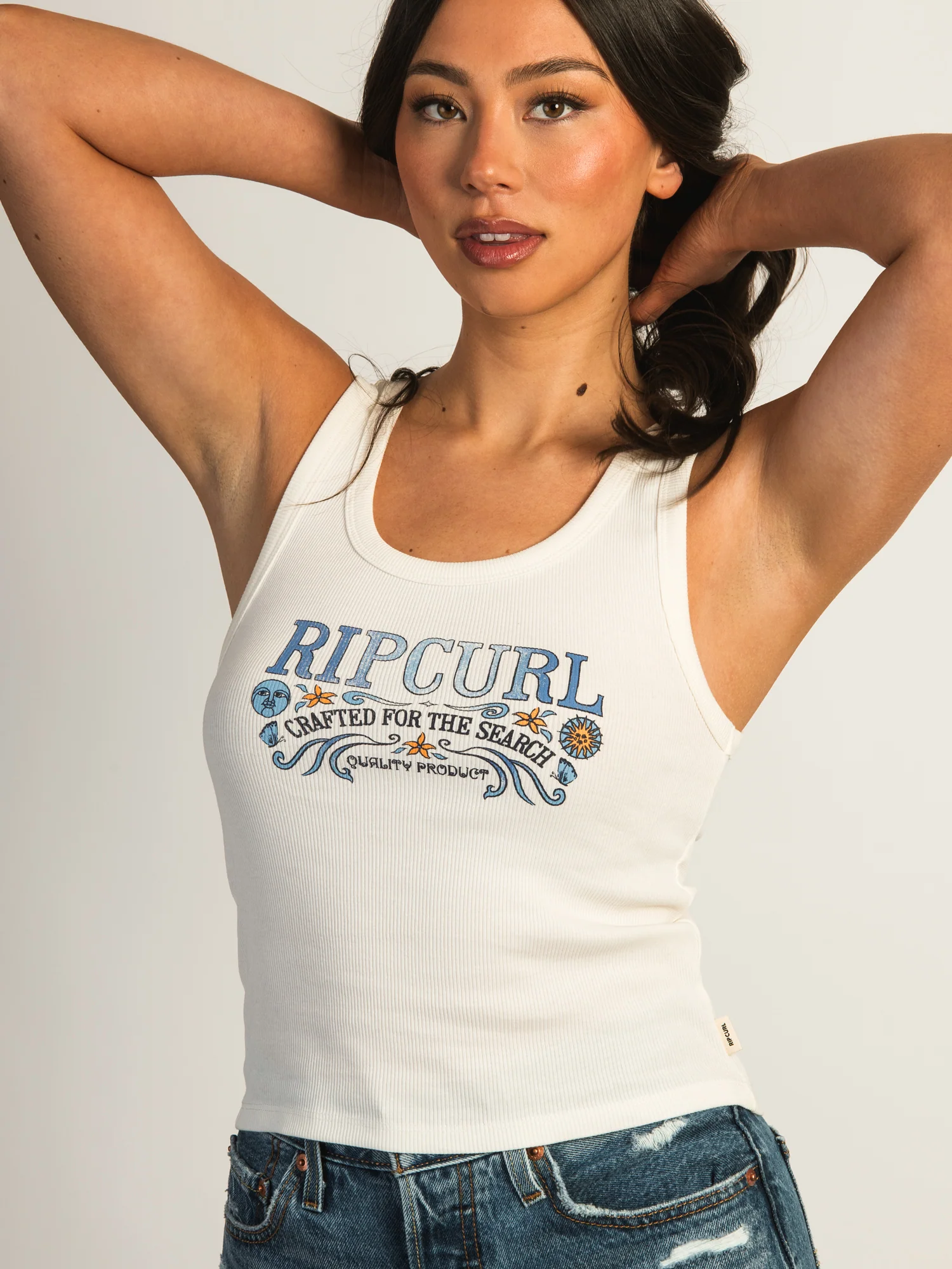 RIP CURL LUNA RIBBED TANK TOP - Image 4