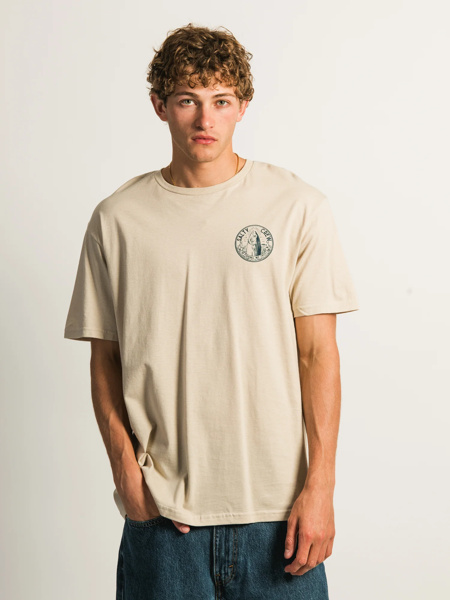 SALTY CREW IN FISHING WE TRUST T-SHIRT - Image 4