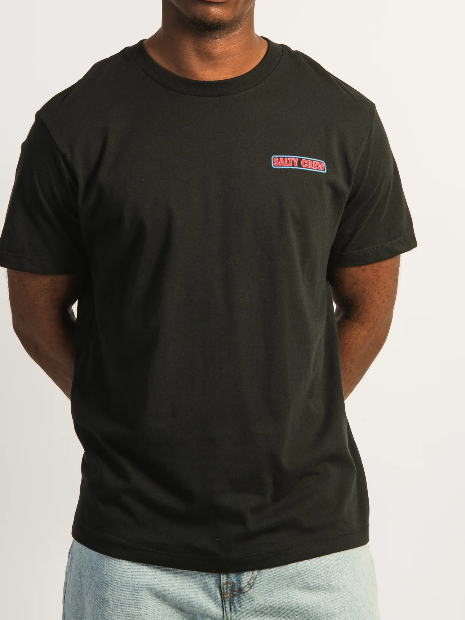 SALTY CREW NEON SIGN T-SHIRT - Image 3