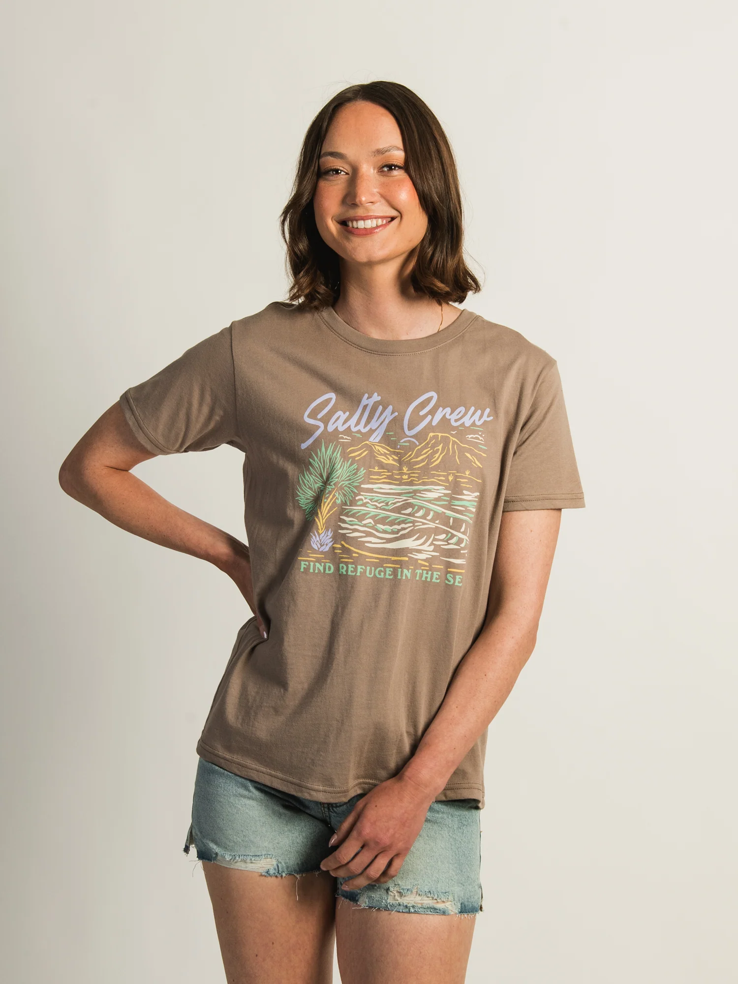 SALTY CREW WESTERN WAVES BOYFRIEND TEE - Image 2