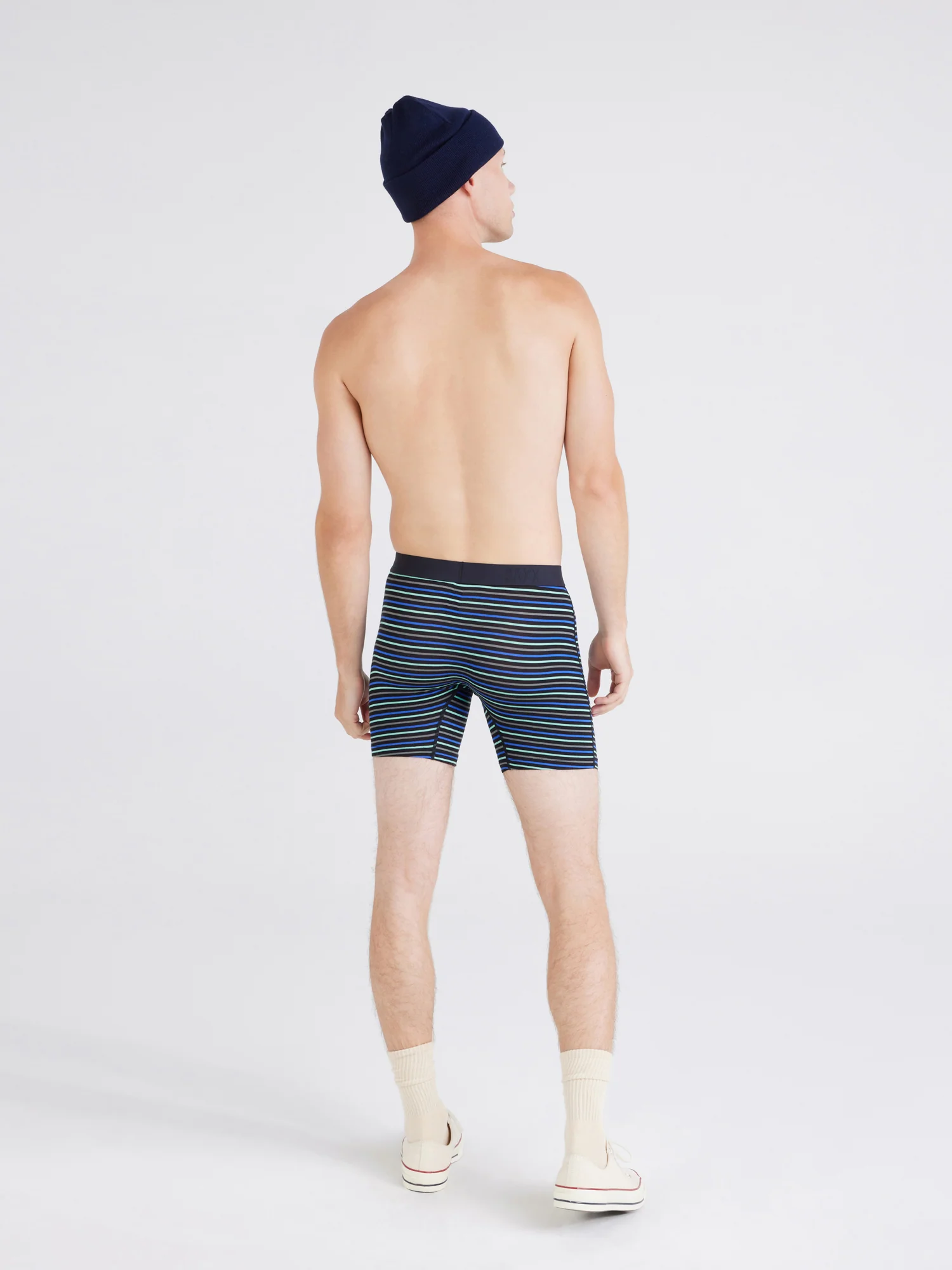 SAXX VIBE EXTRA BOXER BRIEF - GENT's STRIPE - Image 4